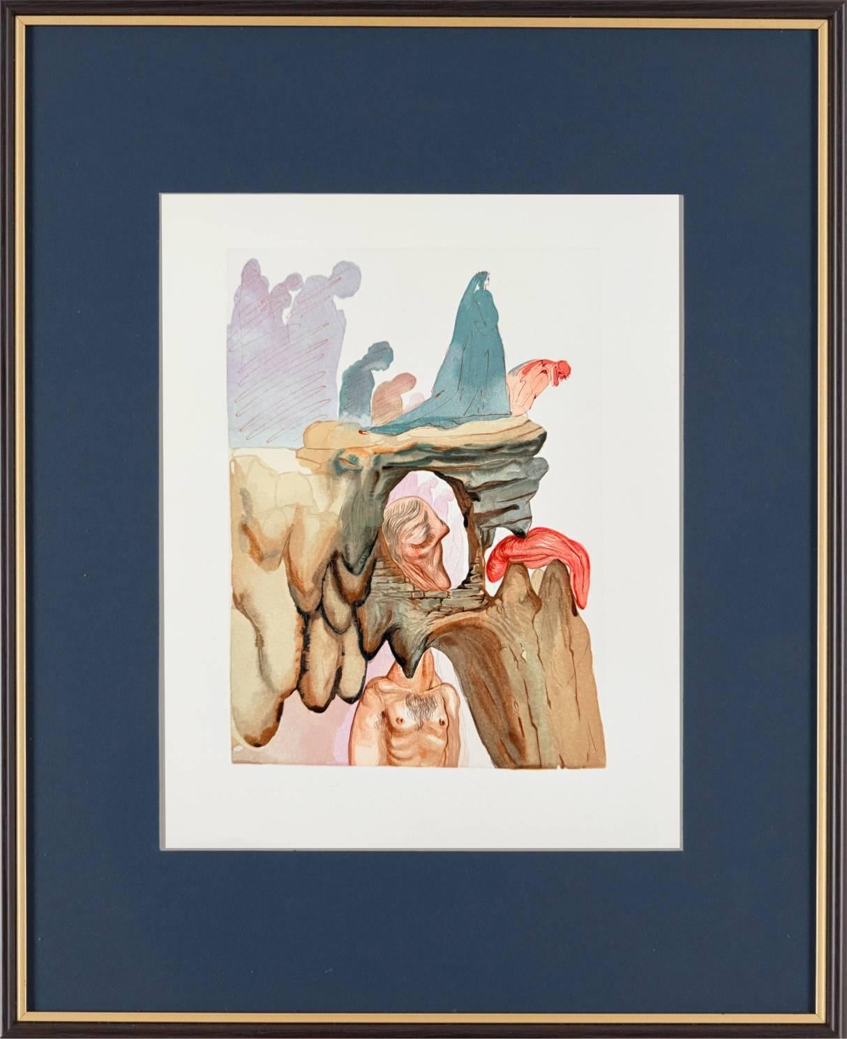 The Inferno, Canto 22 - The Liars - Print by Salvador Dalí
