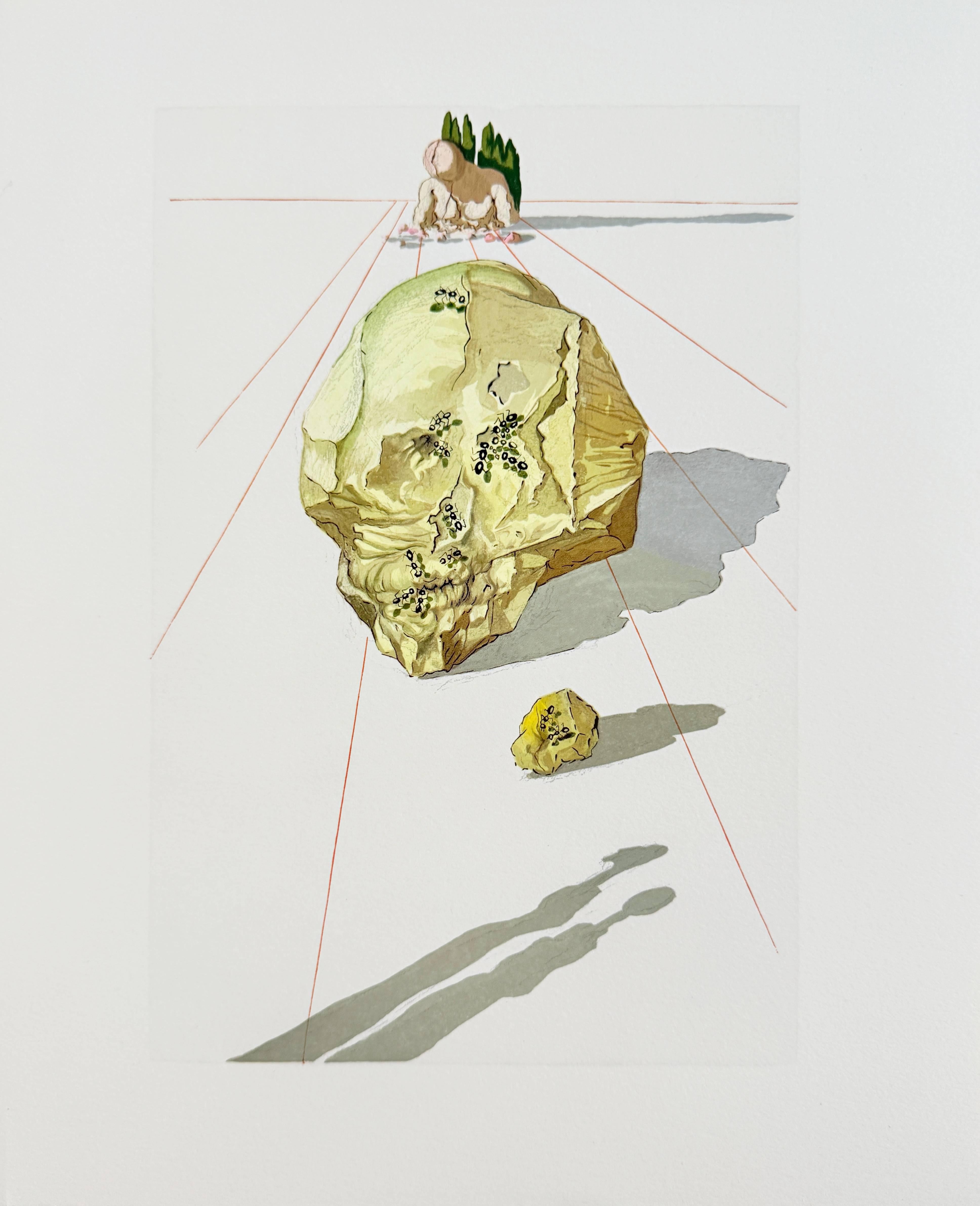 Salvador Dali (1904-1989) - The Inferno, Canto 23 - Le Supplice de hypocrites

Original woodcut from 1960.

Dimensions of work: 33 x 26.2 cm

Publisher: Les Heures Claires, Paris.

Reference: Catalogue raisonne Michler & Lopsinger no. 1104

--

This