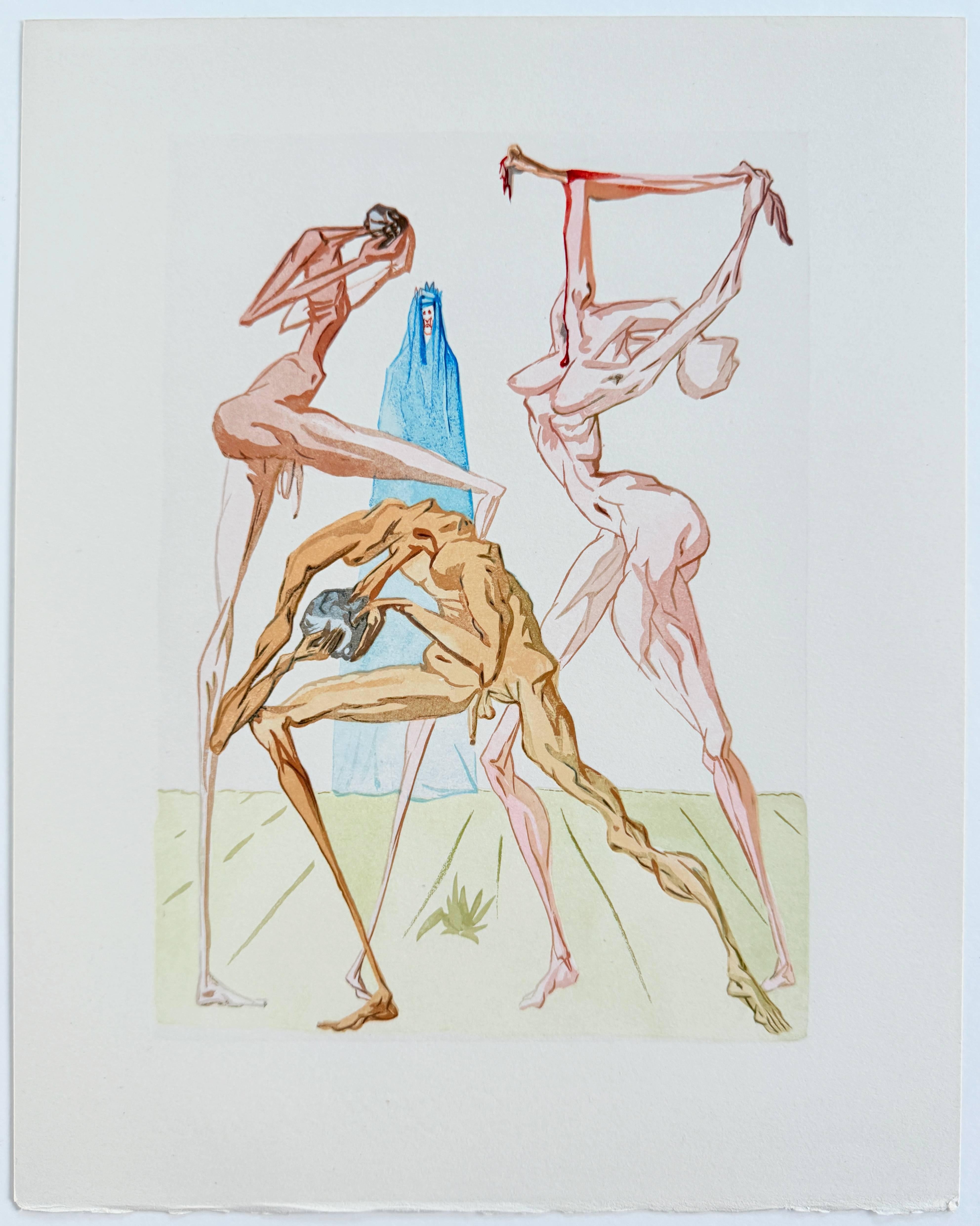 The Inferno, Canto 26 - The Dwellers of Prato For Sale 4