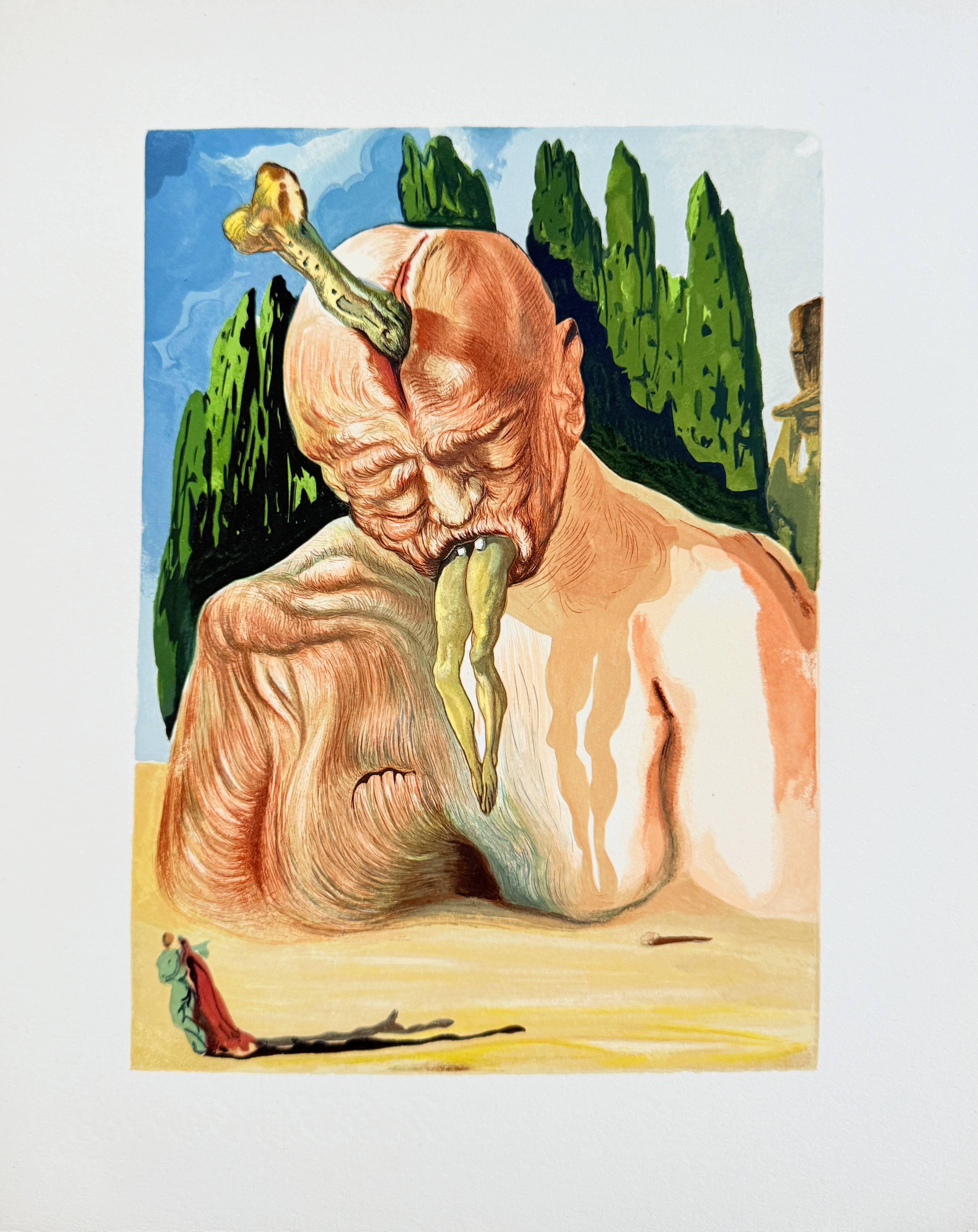 The Inferno, Canto 27 - Un diable logicien - Modern Art by Salvador Dalí