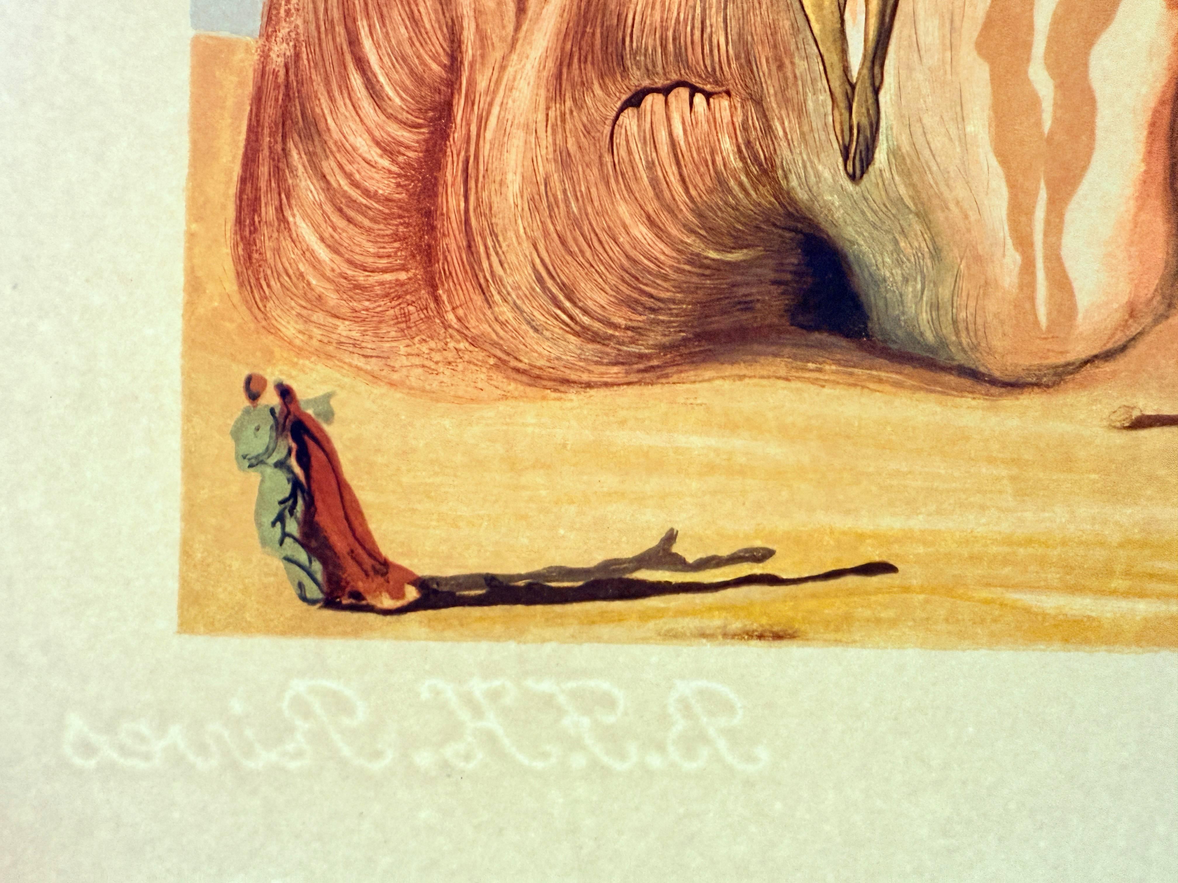 The Inferno, Canto 27 - Un diable logicien - Modern Print by Salvador Dalí