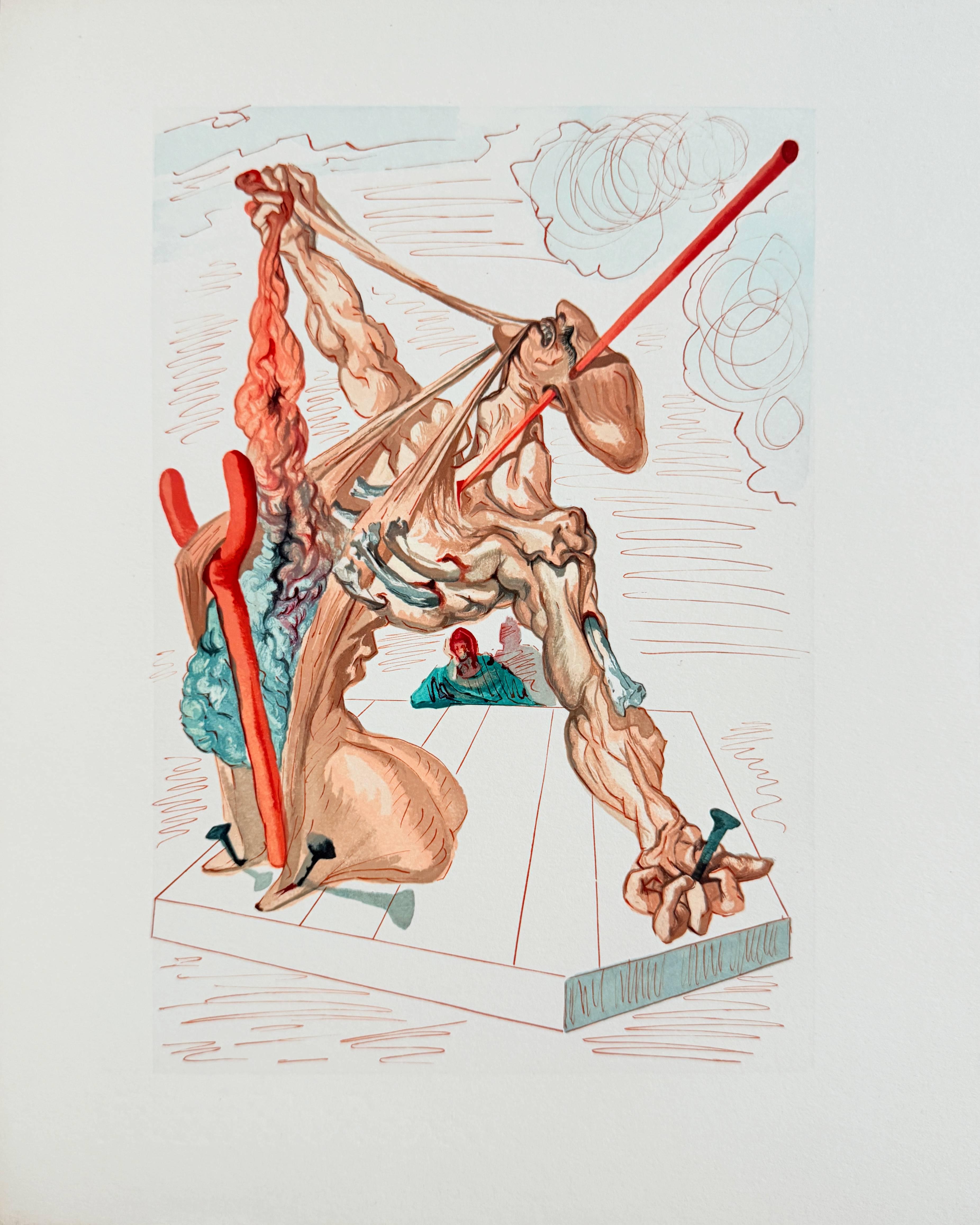 The Inferno, Canto 29 - The Personators - Modern Art by Salvador Dalí
