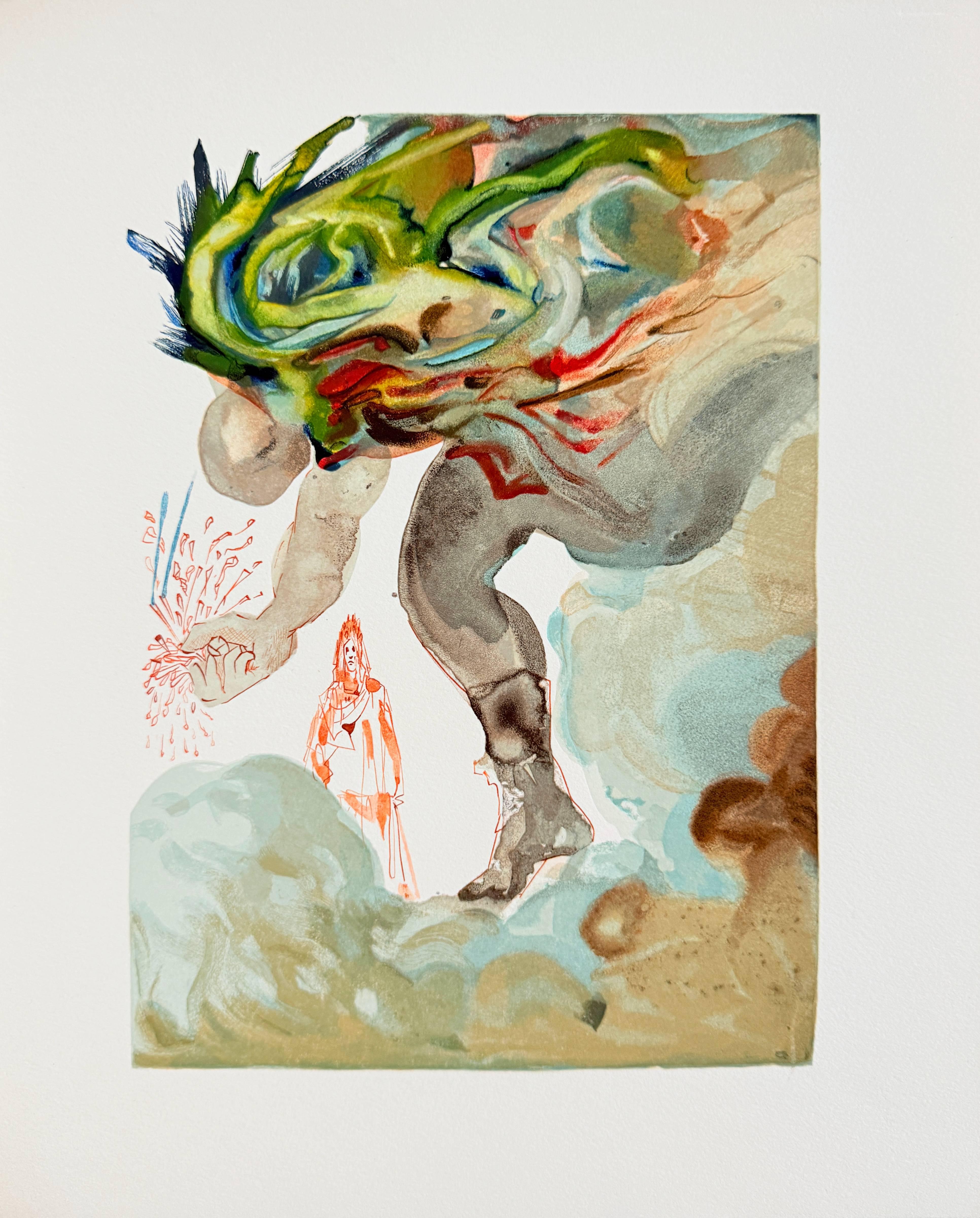 The Inferno, Canto 31 - Les Géants - Print by Salvador Dalí