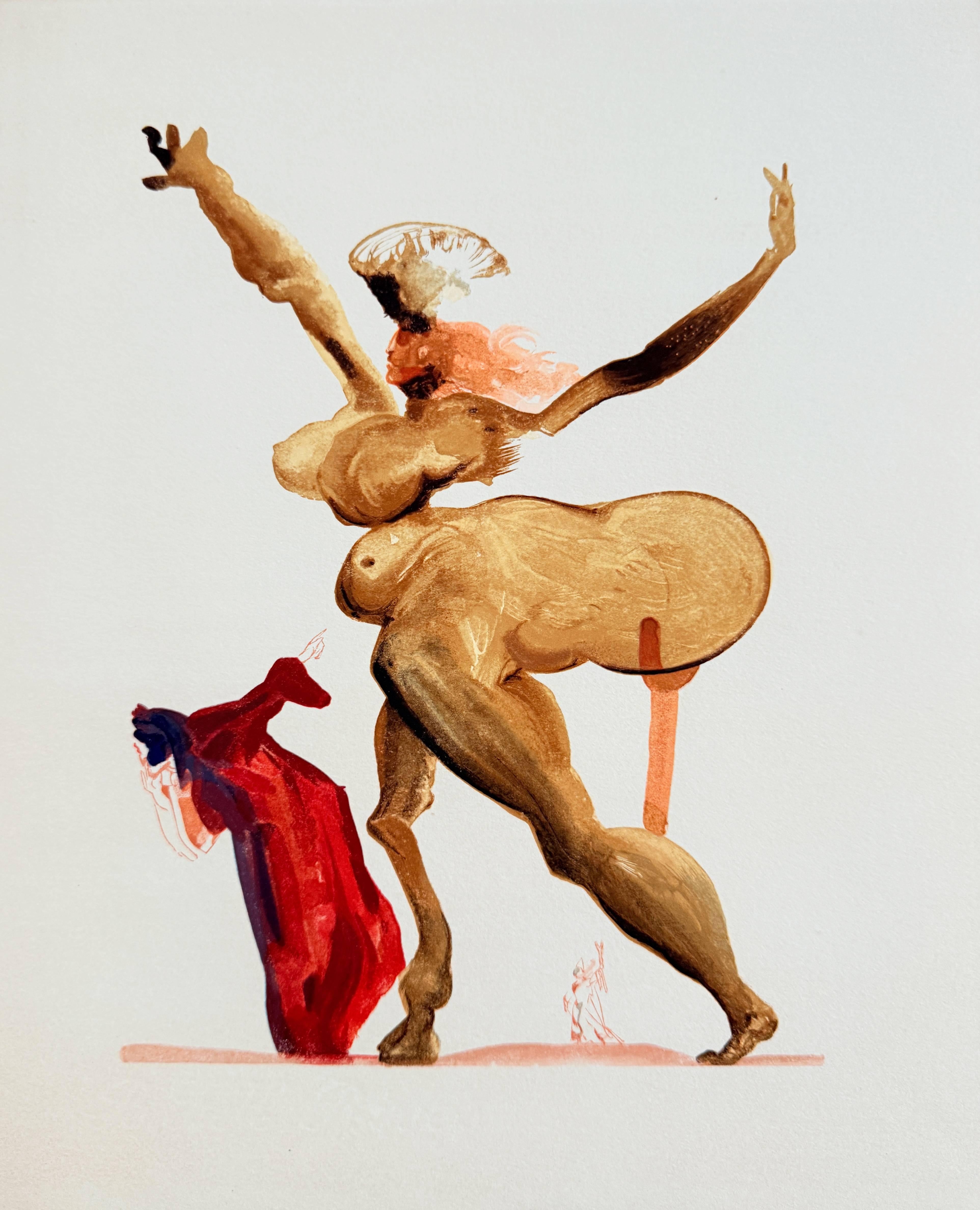 The Inferno, Canto 33 -  Les Traitres envers leurs hôtes - Modern Art by Salvador Dalí