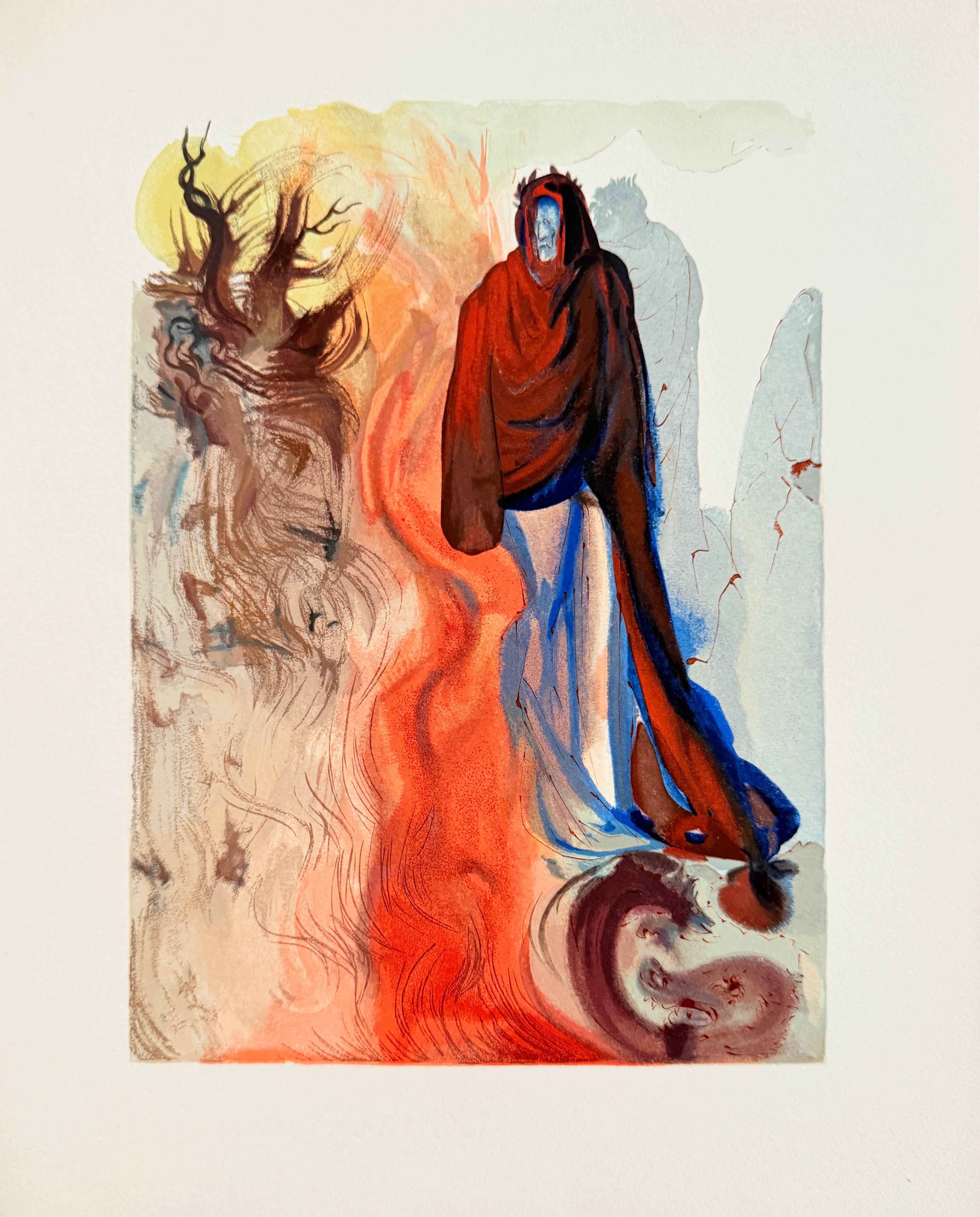 Salvador Dali (1904-1989) -The Inferno, Canto 34 - Apparition de Dite

Original woodcut from 1960.

Dimensions of work: 33 x 26.2 cm

Publisher: Les Heures Claires, Paris.

Reference: Catalogue raisonne Michler & Lopsinger no. 1104

--

This