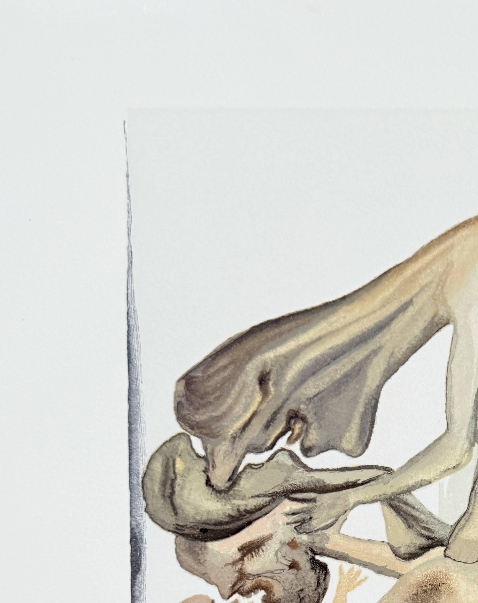 The Inferno, Canto 4 - Limbo - Modern Print by Salvador Dalí