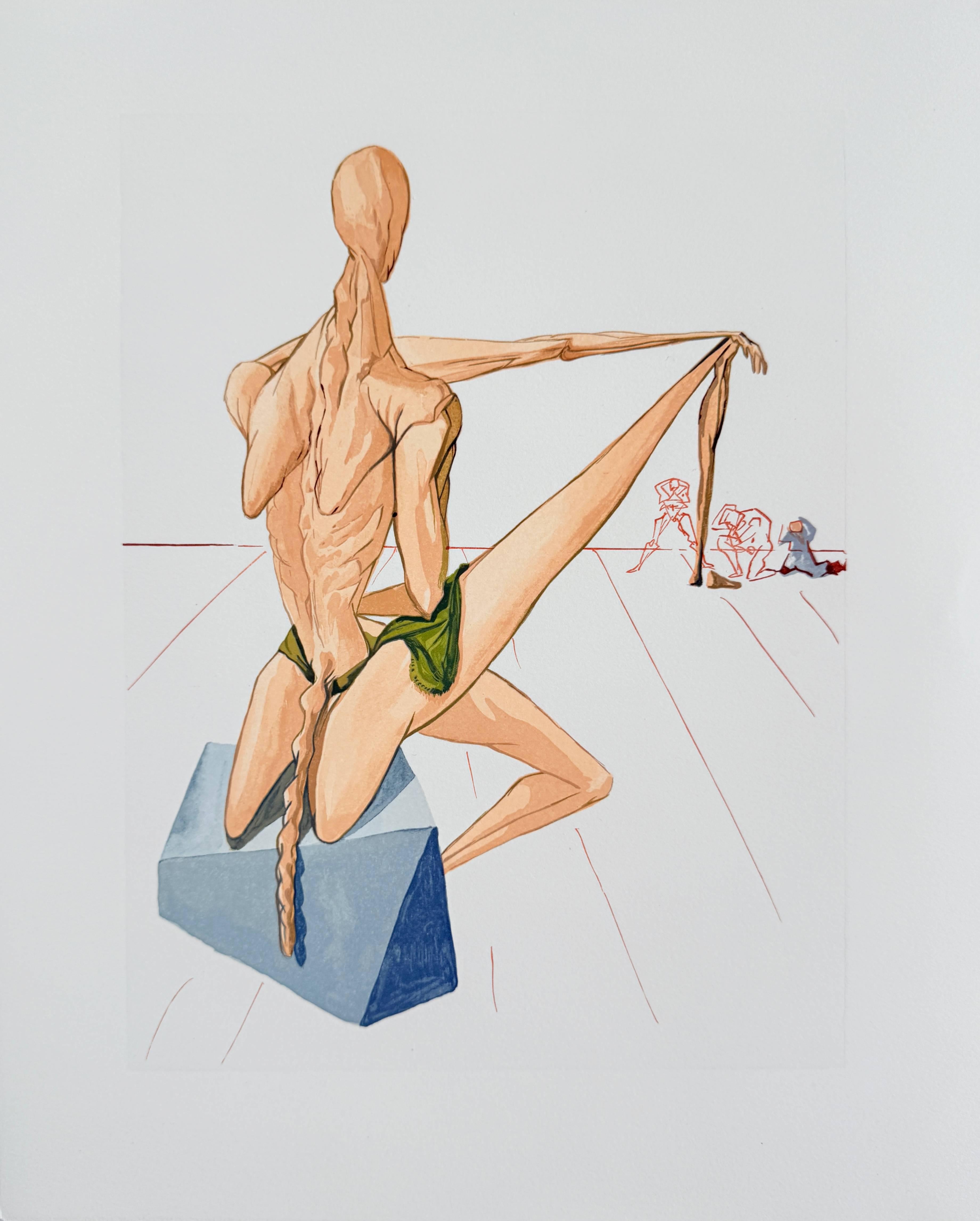 The Inferno, Canto 5 - Minos - Print by Salvador Dalí