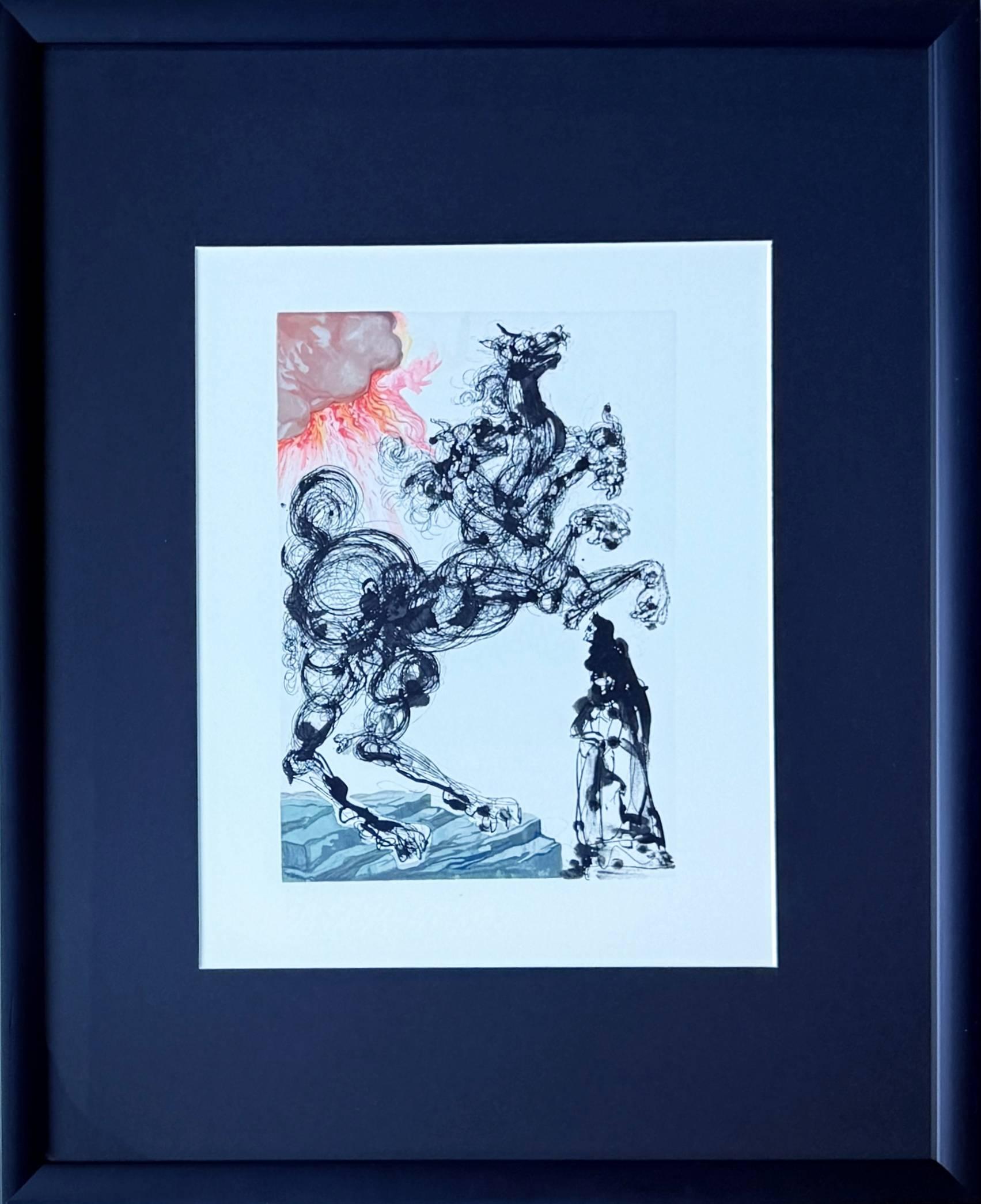 The Inferno, Canto 6 – Cerberus – Art von Salvador Dalí