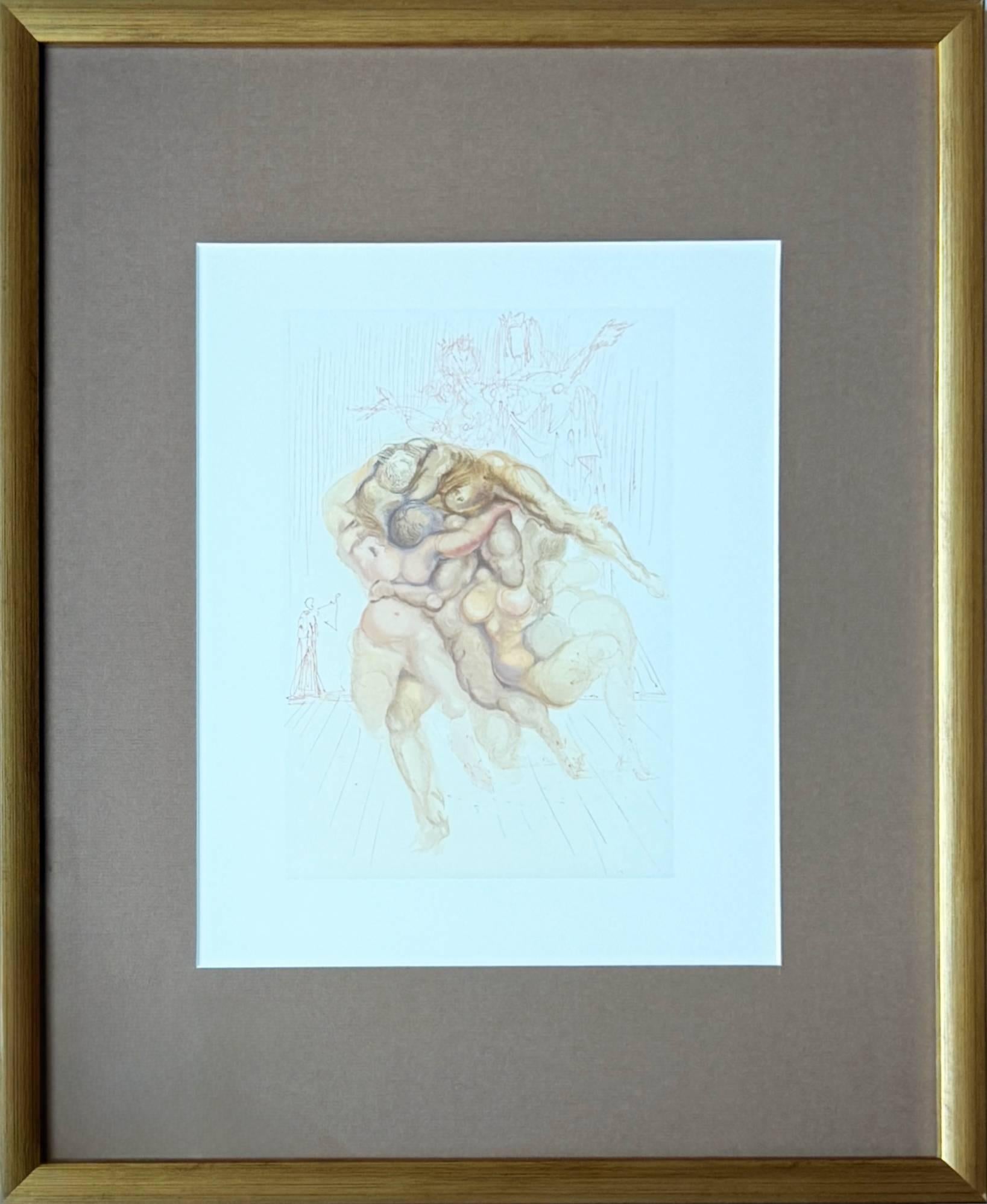 L'Inferno, Canto 8 - Gli arrabbiati - Art di Salvador Dalí