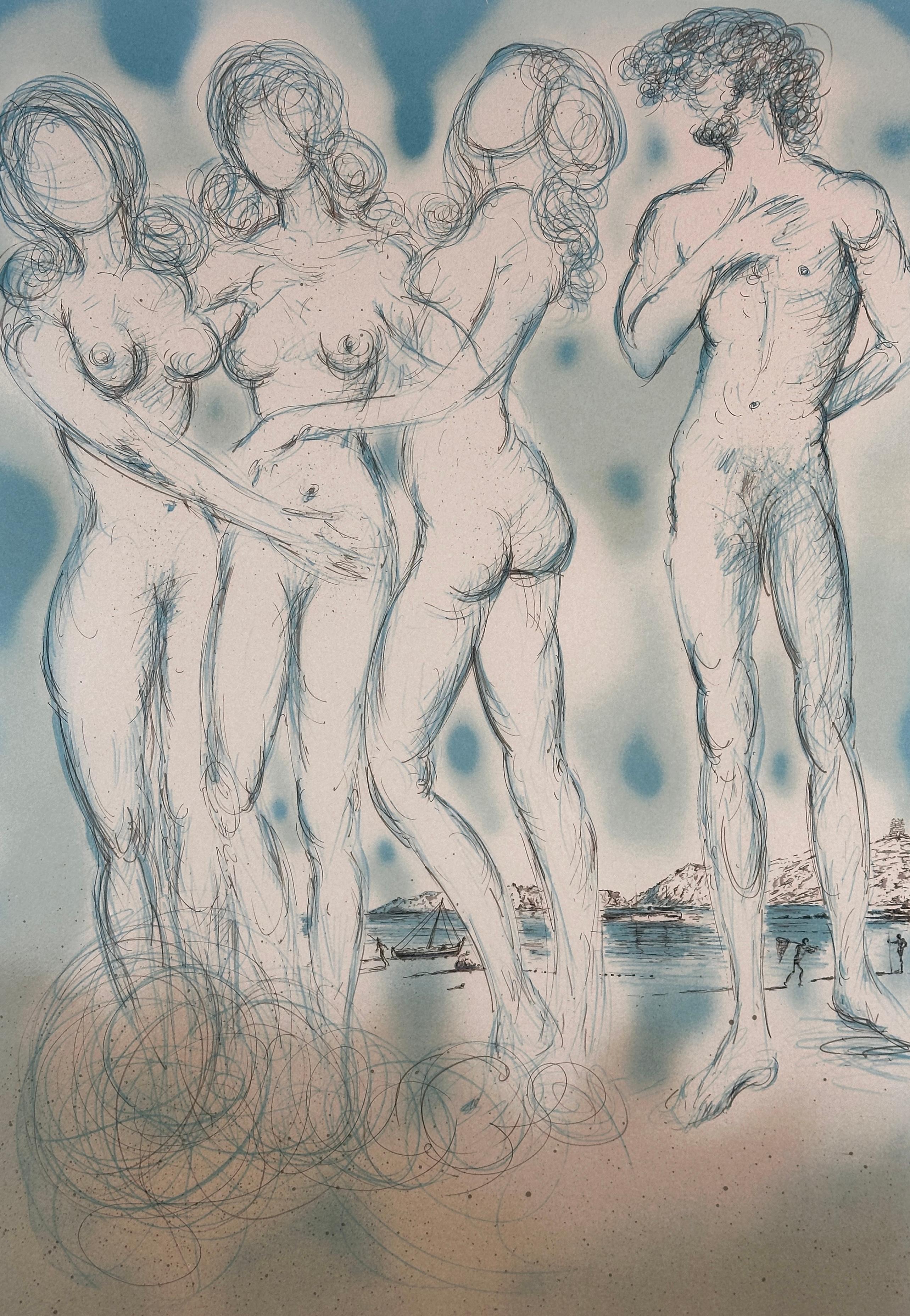 The Judgment of Paris - Print by Salvador Dalí