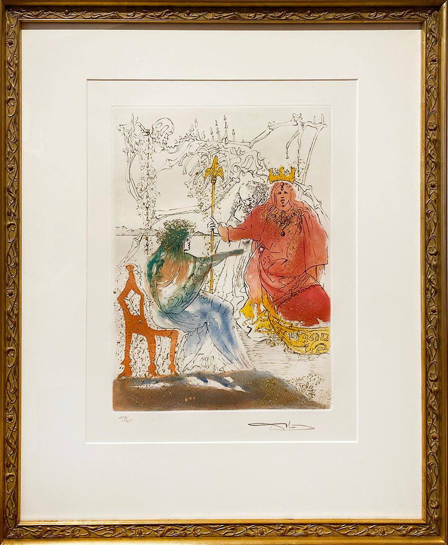 The King Is Told of Hamlet’s Story - Print by Salvador Dalí