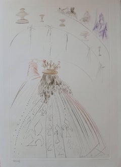 The Knights of King Arthur - Original Etching, Handsigned  (Field #70-10M)