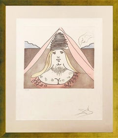 The Lady Dulcinea (framed hand signed etching and aquatint)