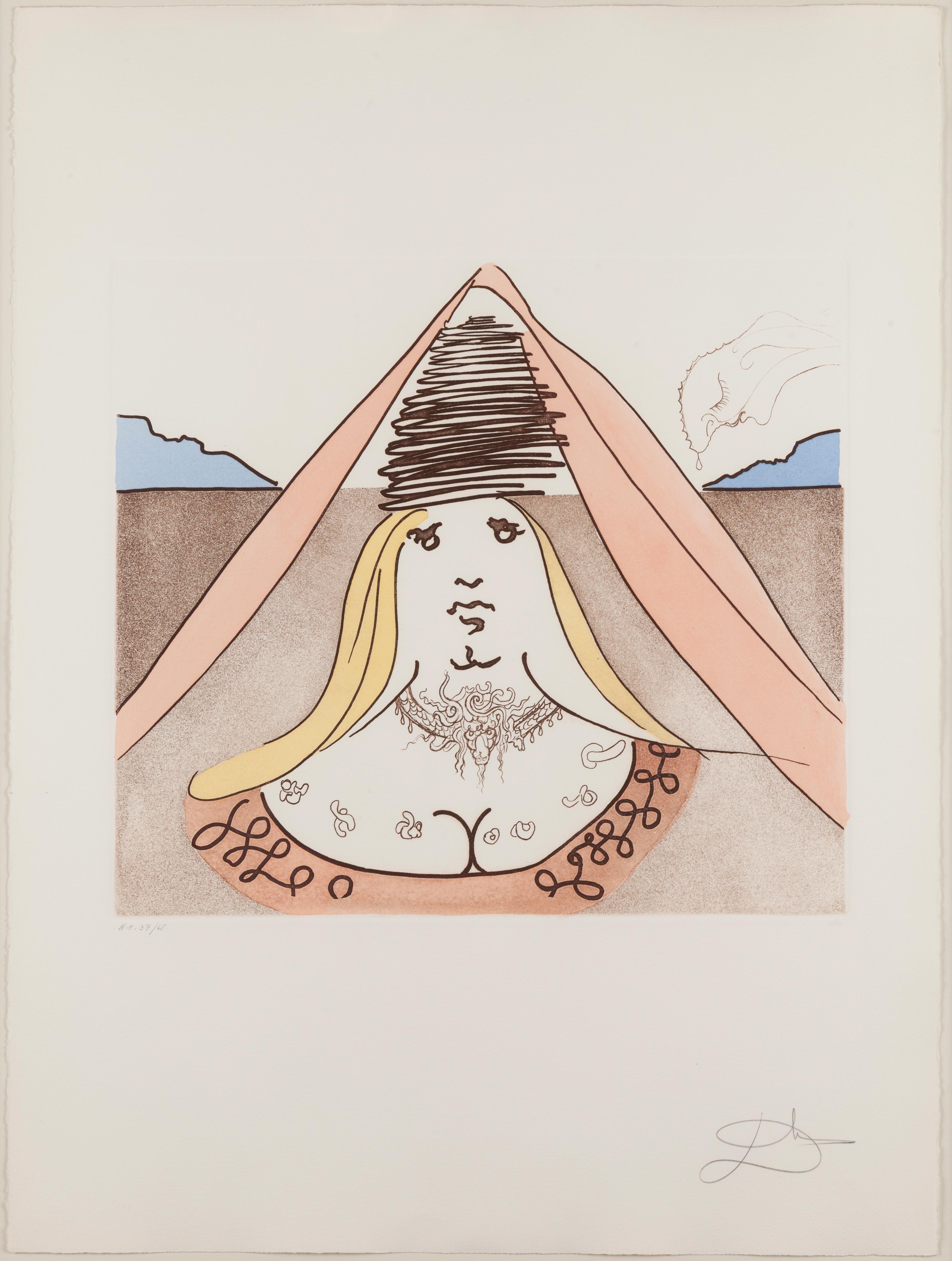 The Lady Dulcinea from Historia de Don Quichote de la Mancha - Print by Salvador Dalí