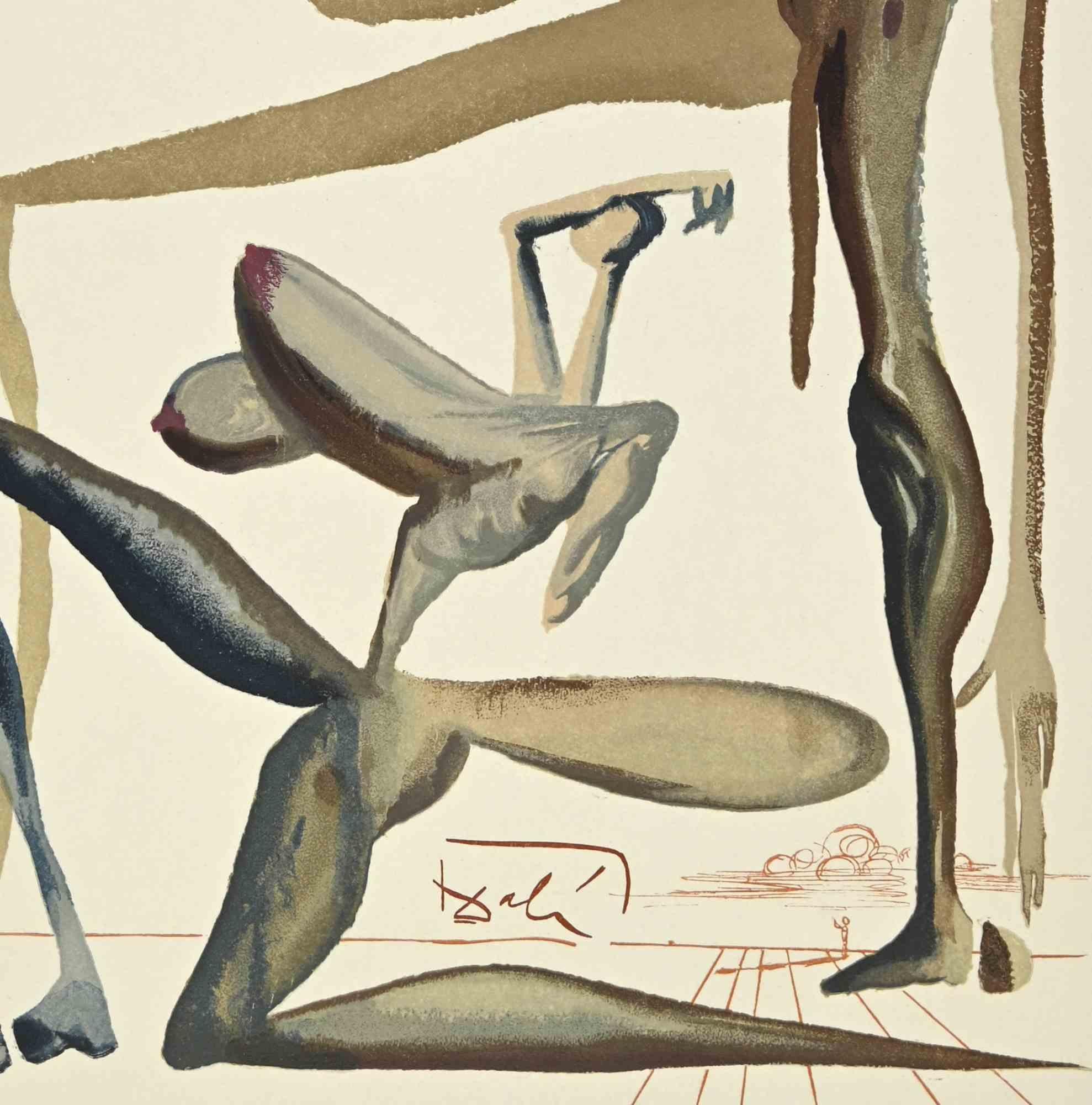 The Lavishness - Woodcut - 1963 - Print by Salvador Dalí