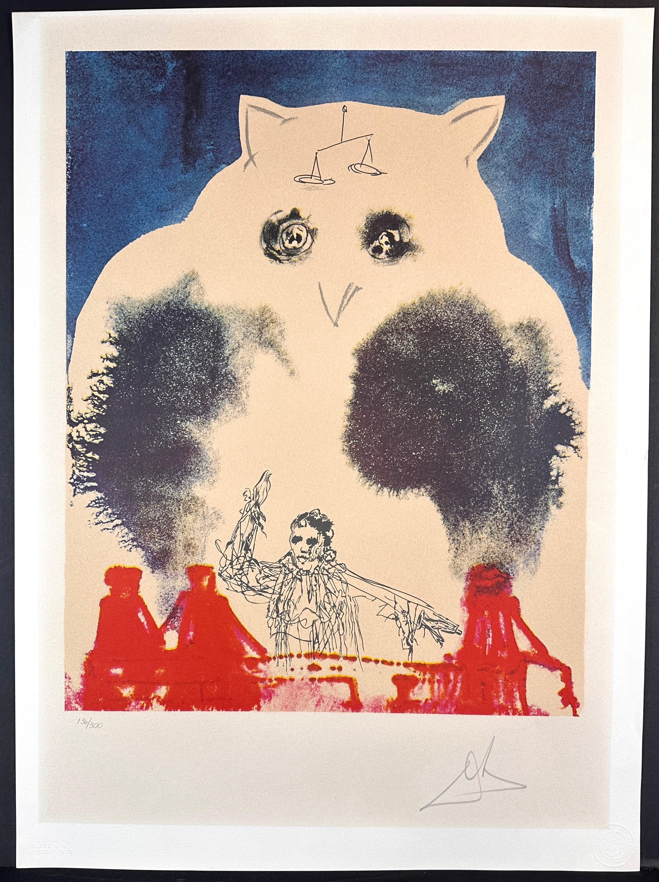 Figurative Print de Salvador Dalí - El abogado