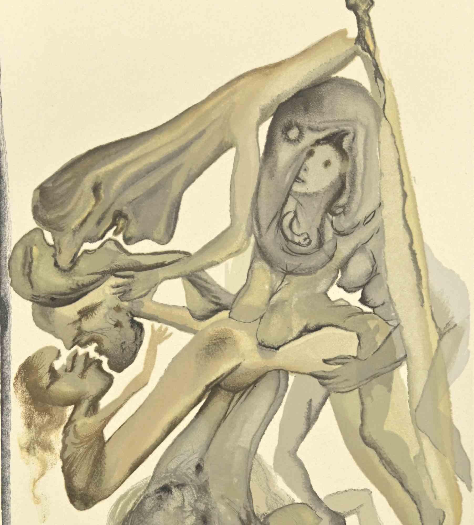 The Limbos - Woodcut - 1963 - Surrealist Print by Salvador Dalí