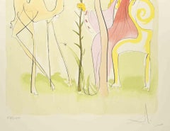 The Lion's Court - Etching  - 1974