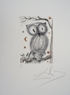 The Little Owl - Original handsigned etching, n° 1/95 (Field #68-9)