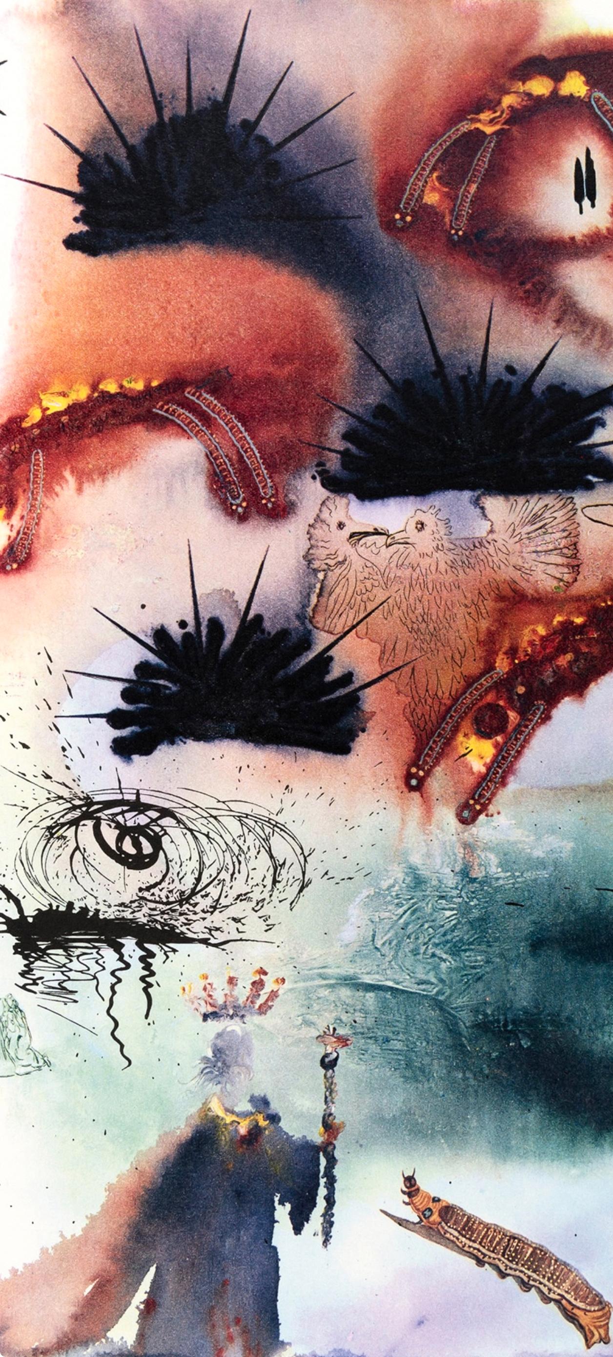 The Lobster Quadrille (Field 69-5, A-M), Alice's Adventures in Wonderland - Surrealist Print by Salvador Dalí