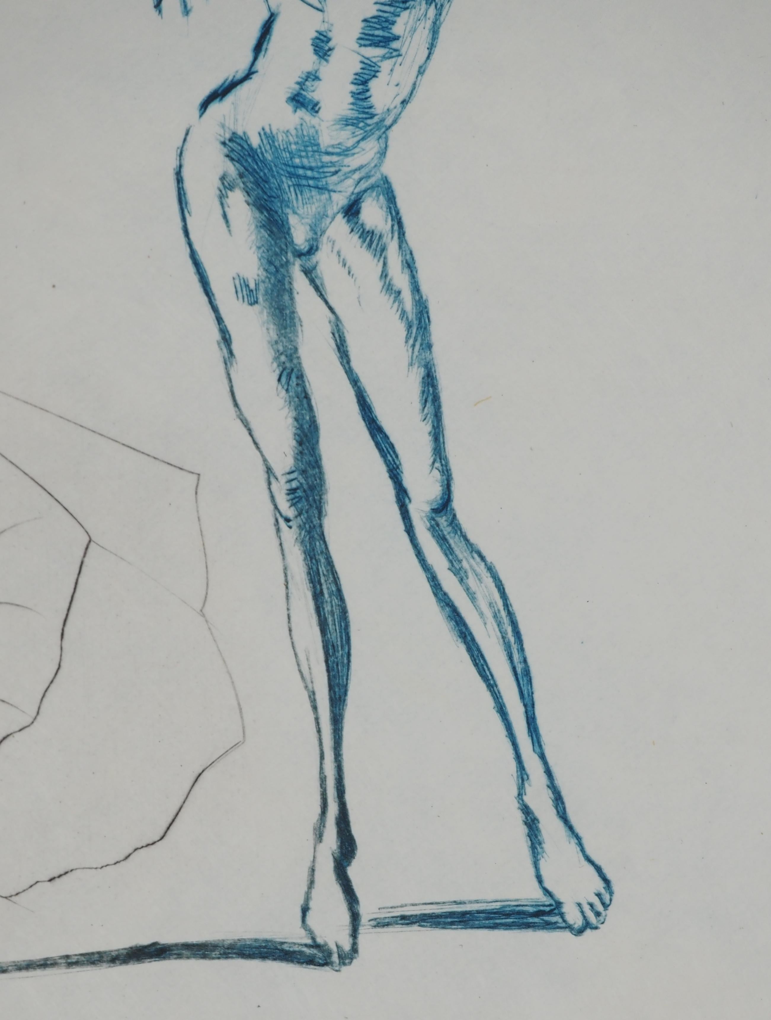 Salvador DALI
Los amantes condenados, 1970

Grabado original 
Firmado a lápiz
Numerado / 75
Sobre papel Japón 66,5 x 51 cm (c. 26,19 x 20,08 pulgadas)

REFERENCIAS : 
- Catálogo razonado Campo nº 70-10 J
- Catálogo razonado Michler & Lopsinger nº