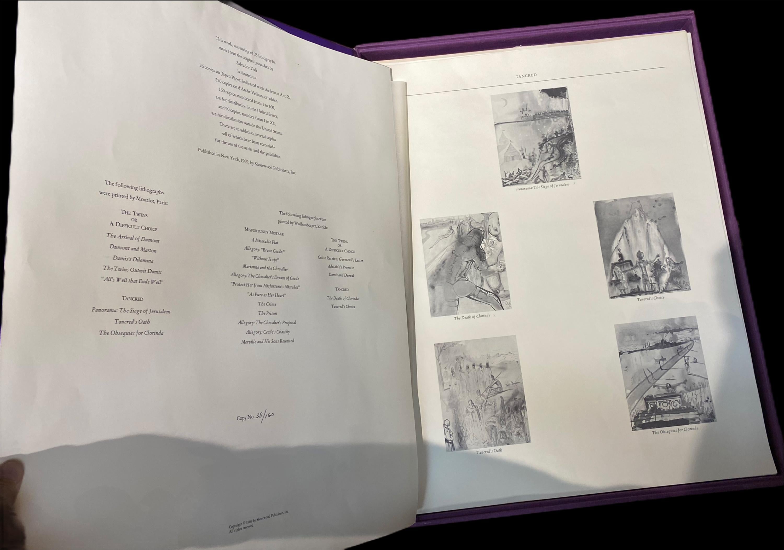 The Marquis de Sade Suite (25 Signed and Numbered Lithographs in Original Box) - Print by Salvador Dalí