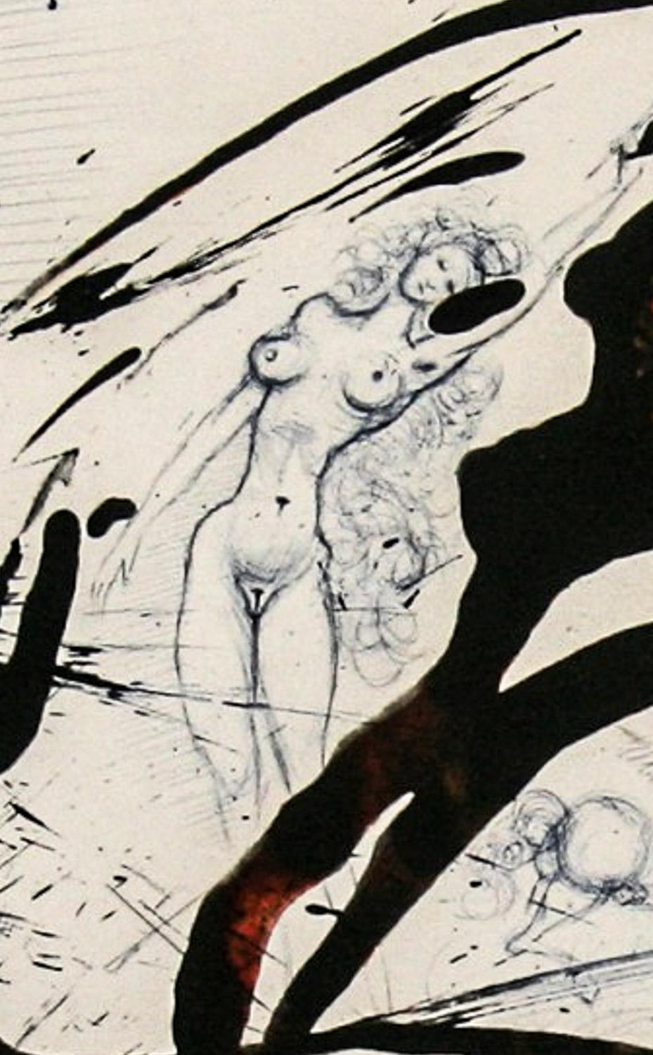 The Milky Way (La Voie Lactee)  Gravure de Salvador Dali  suite mythologie  - Print de Salvador Dalí