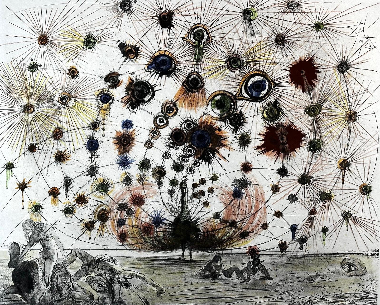 Il colore della mitologia Argus - Print Surrealismo di Salvador Dalí