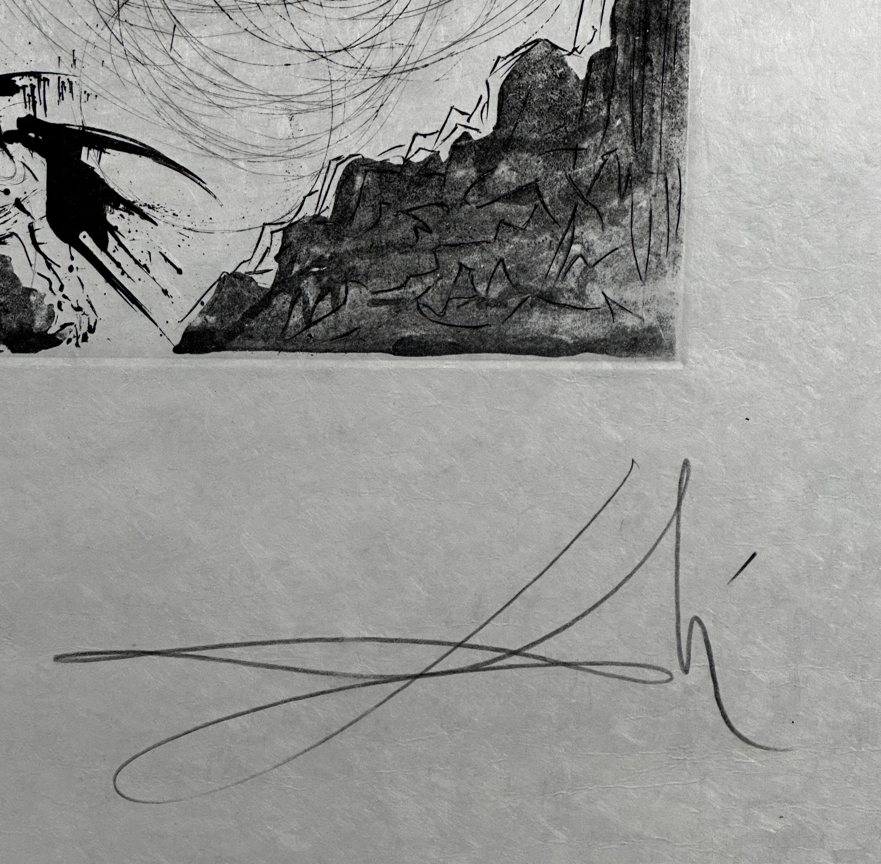 La mitologia di Icaro - Print Surrealismo di Salvador Dalí
