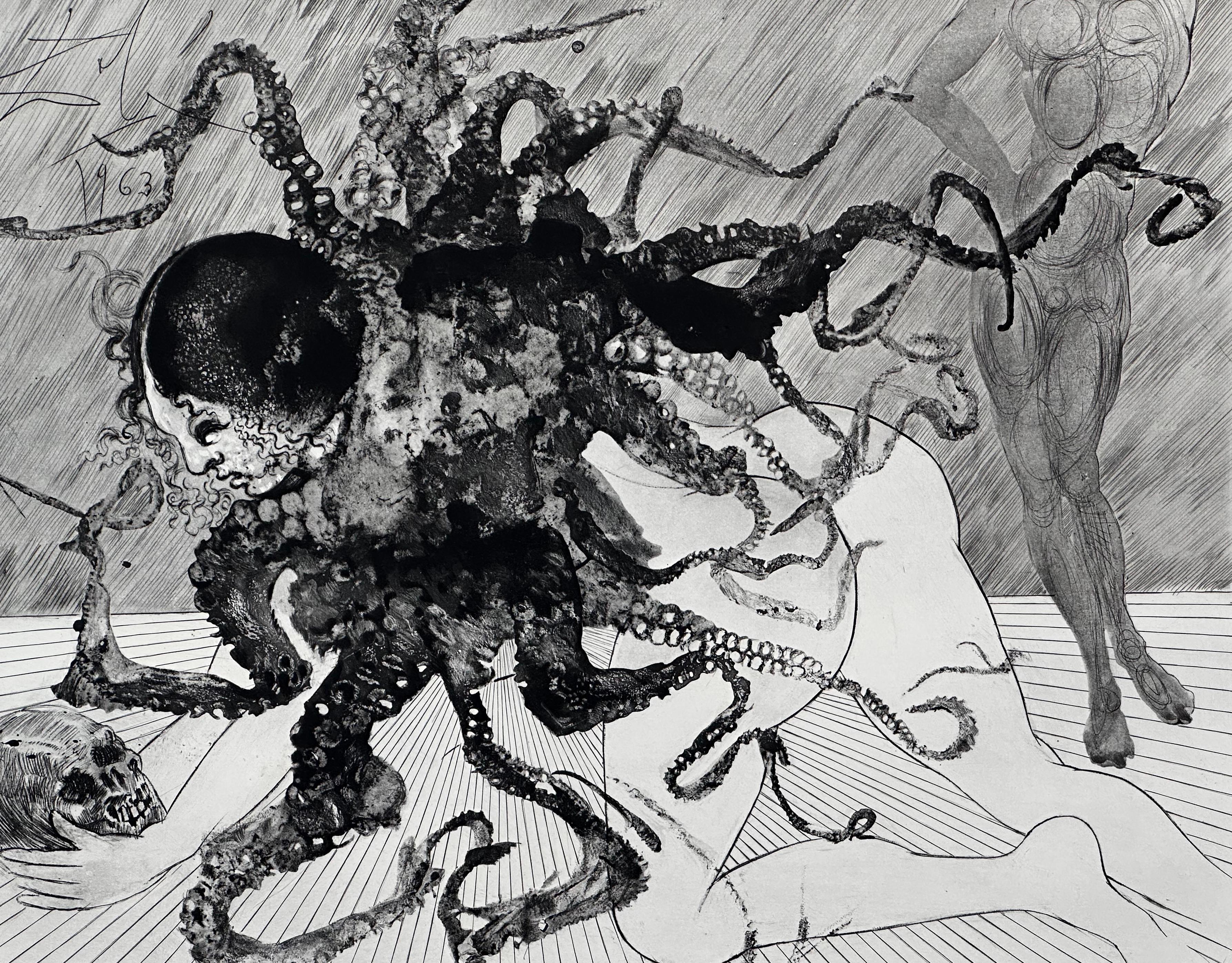 The Mythology Medusa - Print by Salvador Dalí