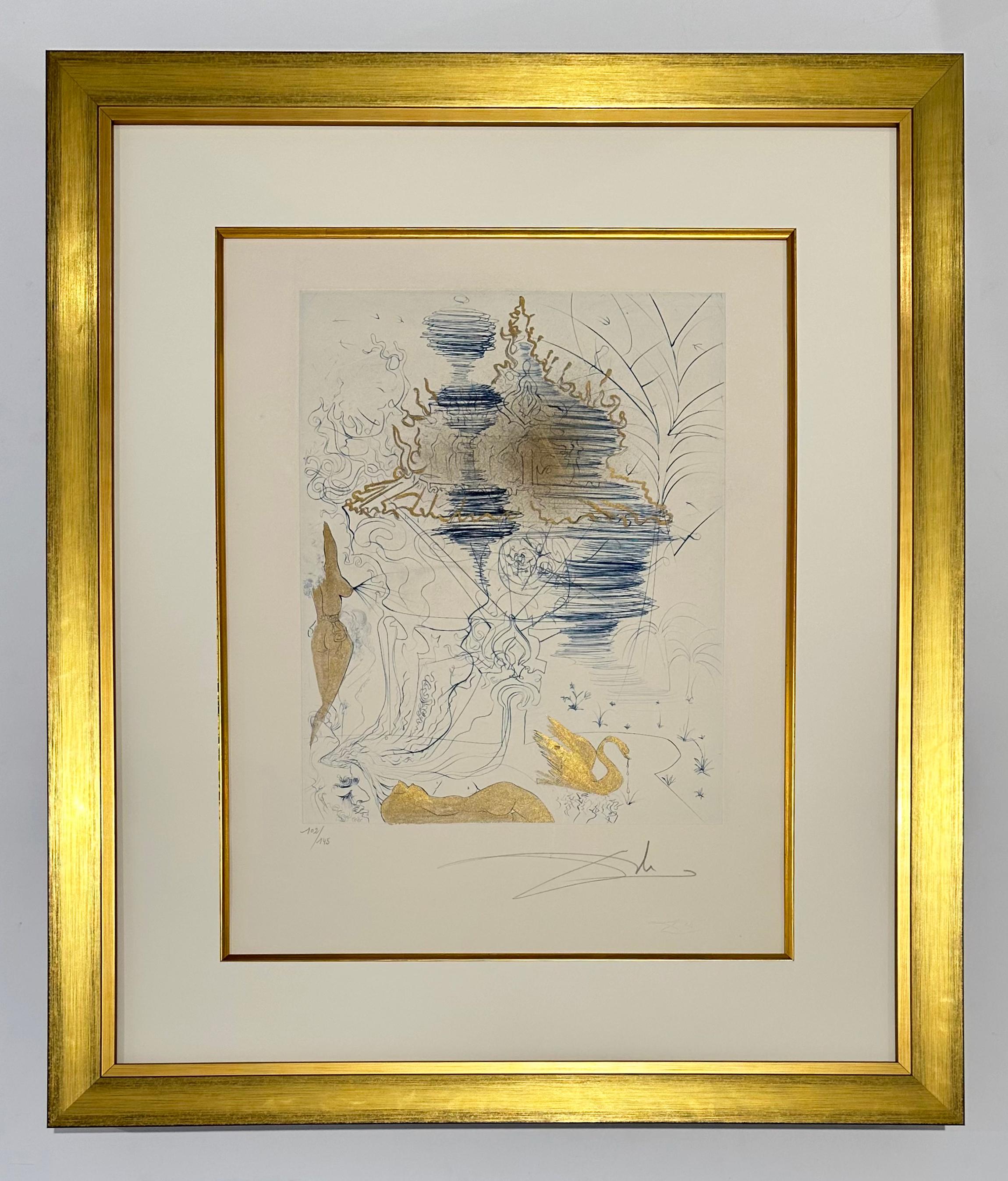 La pagoda, de Los Hippies - Print de Salvador Dalí