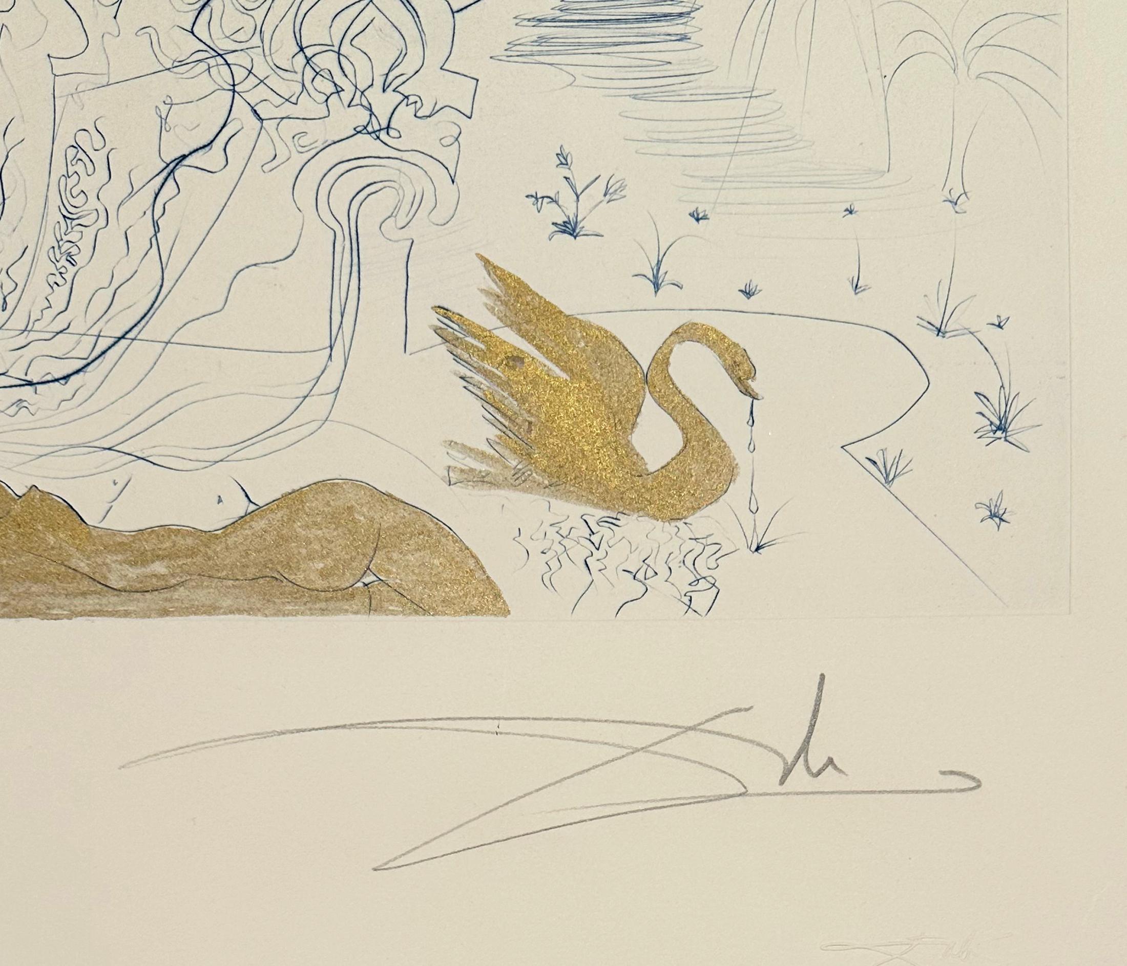 La pagoda, de Los Hippies - Print Surrealista de Salvador Dalí