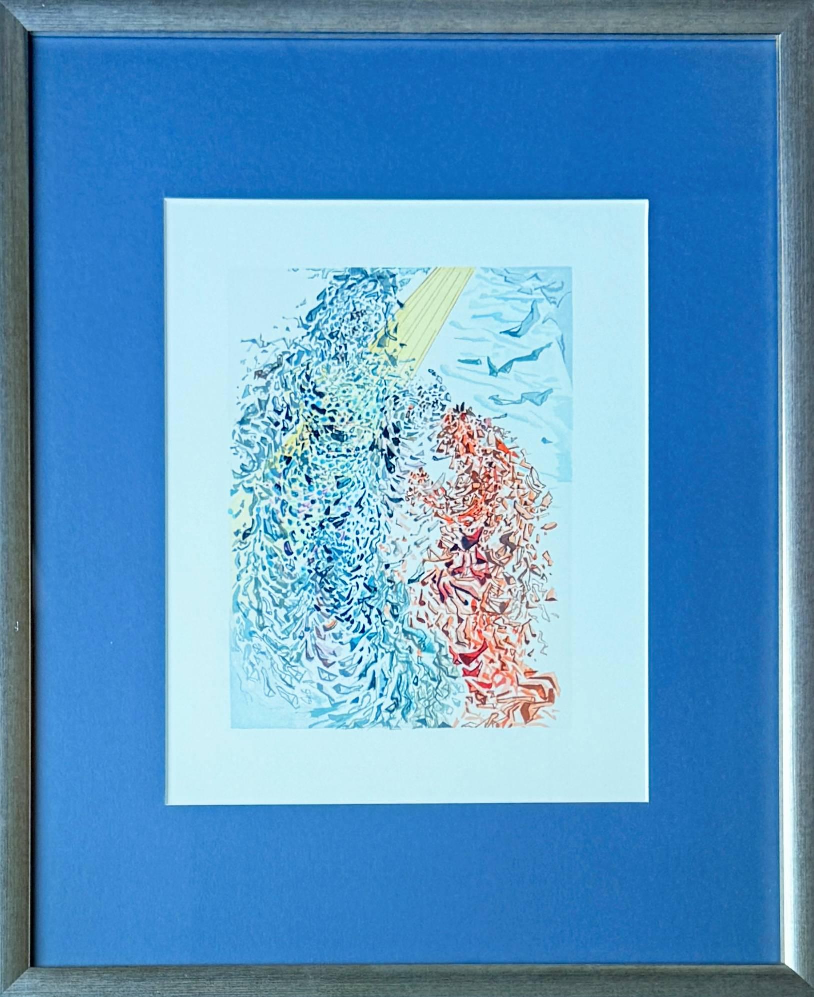 Print de Salvador Dalí - El Paraíso, Canto 11 - Oposición
