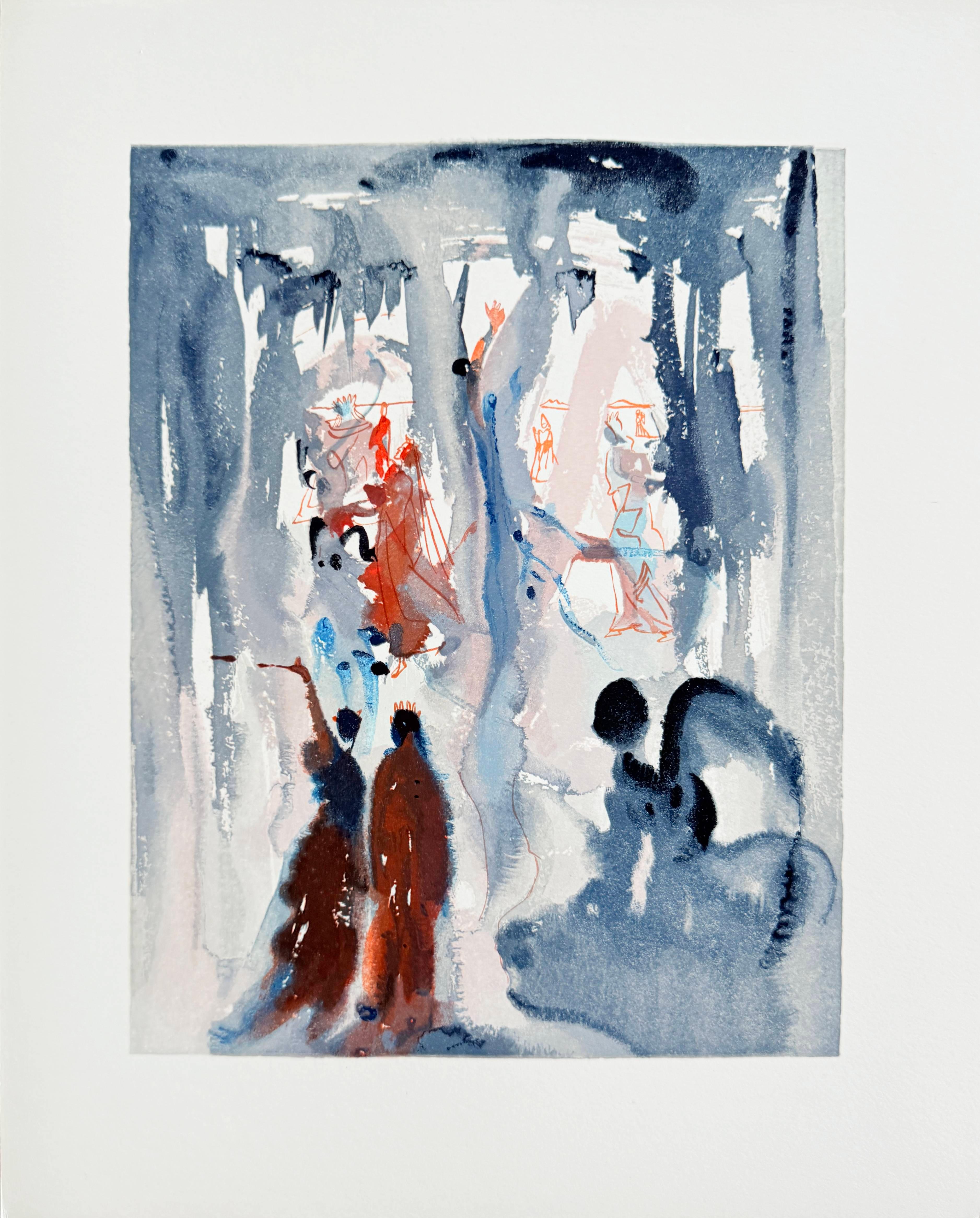 The Paradise, Canto 13 - Thus Was the Earth Created - Modern Print by Salvador Dalí
