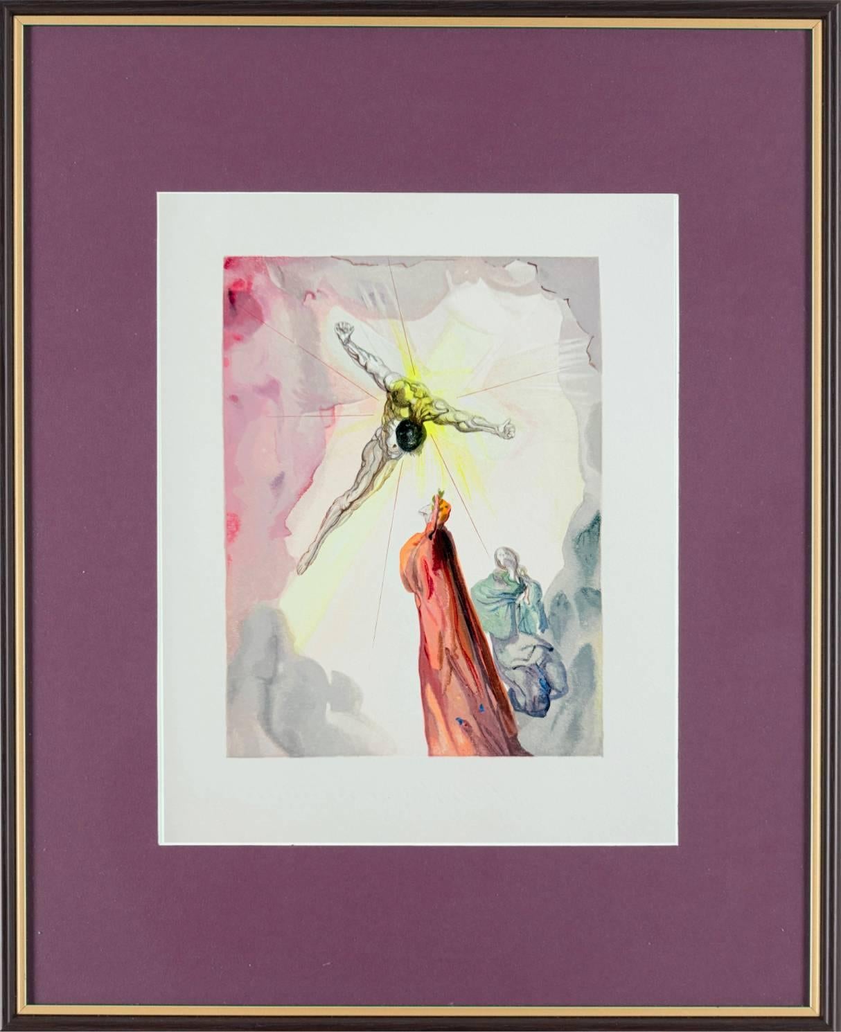 The Paradise, Canto 14 - Apparition du Christ - Print by Salvador Dalí
