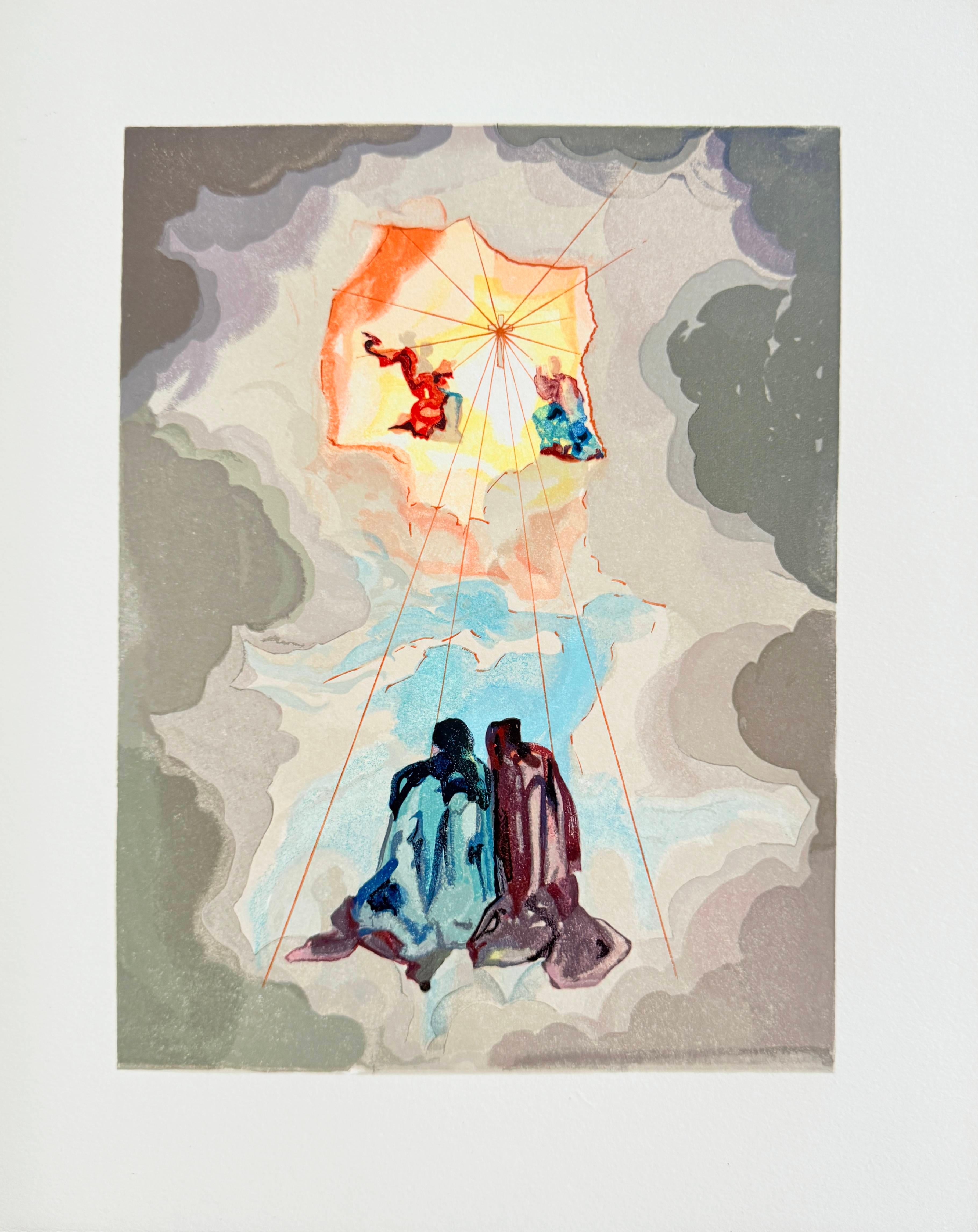 The Paradise, Canto 15 - Dante's Ecstasy - Modern Art by Salvador Dalí