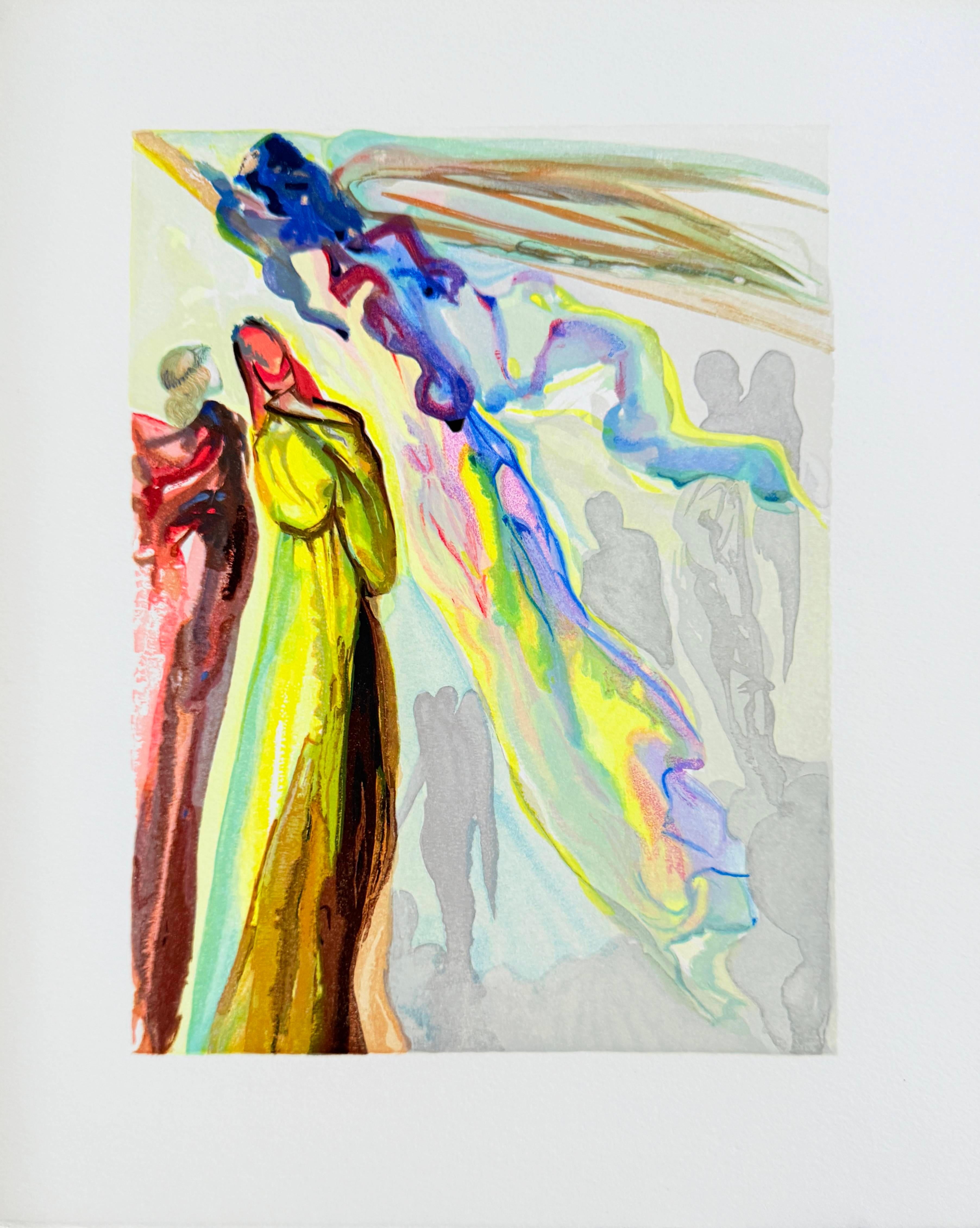 The Paradise, Canto 16 - The Ancestor's Apparition - Modern Art by Salvador Dalí