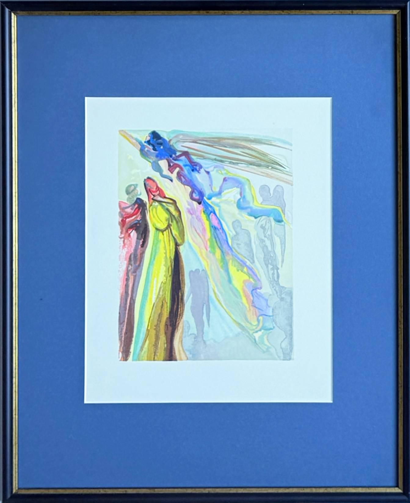 Print de Salvador Dalí - El Paraíso, Canto 16 - La aparición del Antepasado