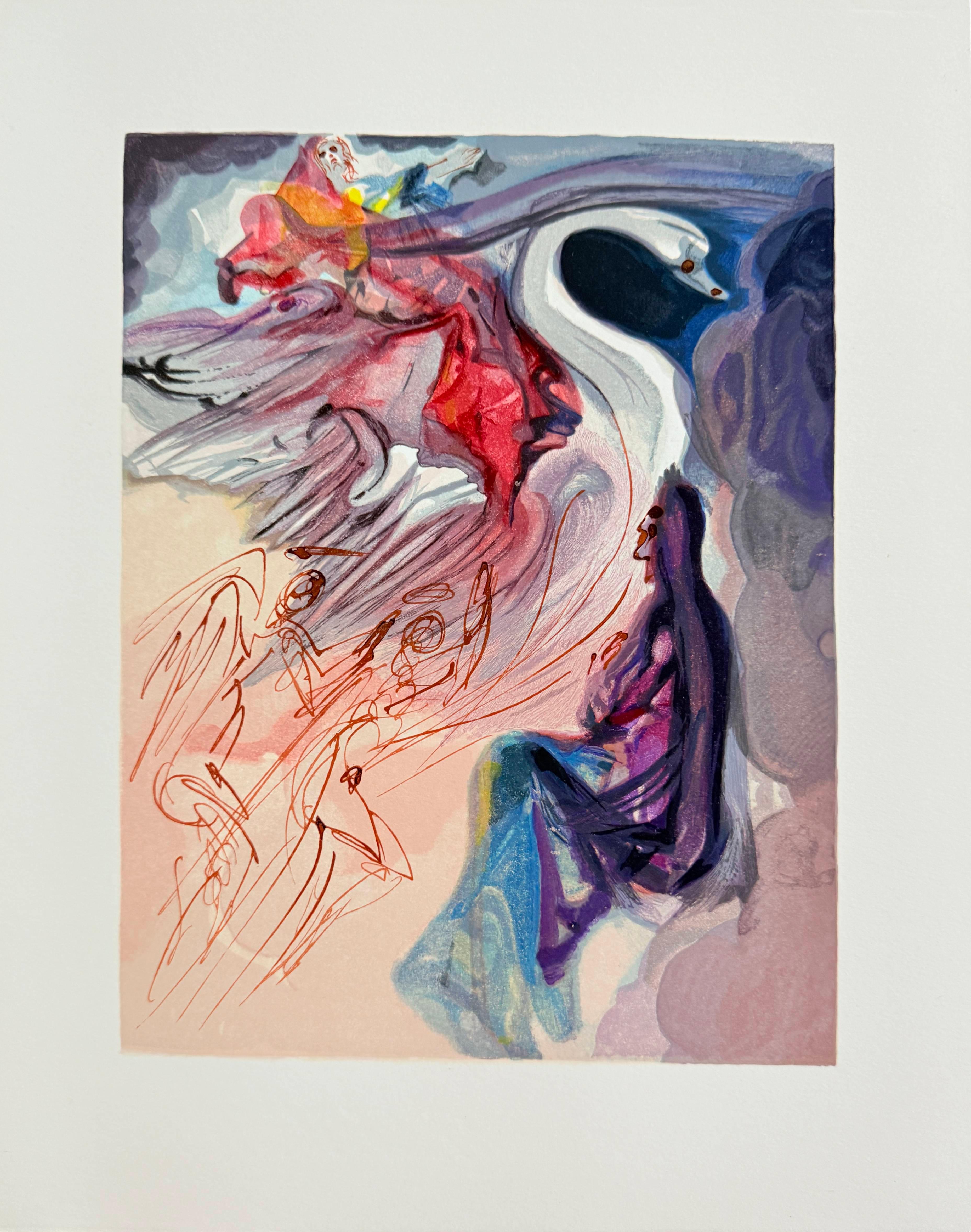 The Paradise, Canto 19 - The Language of the Bird - Modern Art by Salvador Dalí
