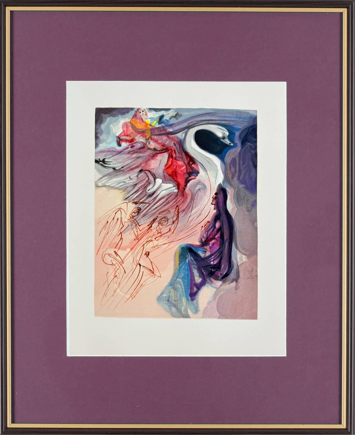 The Paradise, Canto 19 - The Language of the Bird - Print by Salvador Dalí