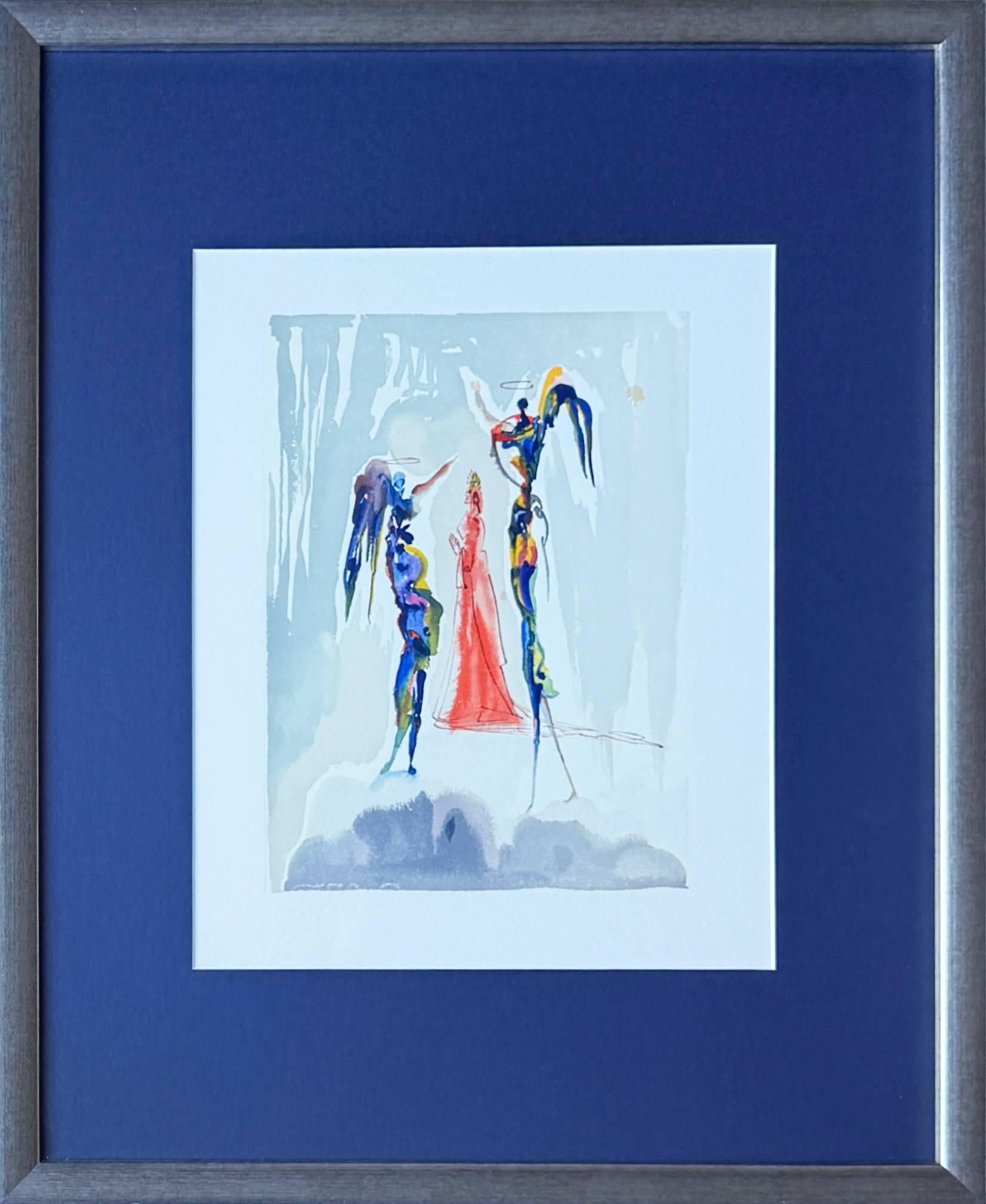 Salvador Dalí Print – The Paradise, Canto 27 - Das Gloria Patri