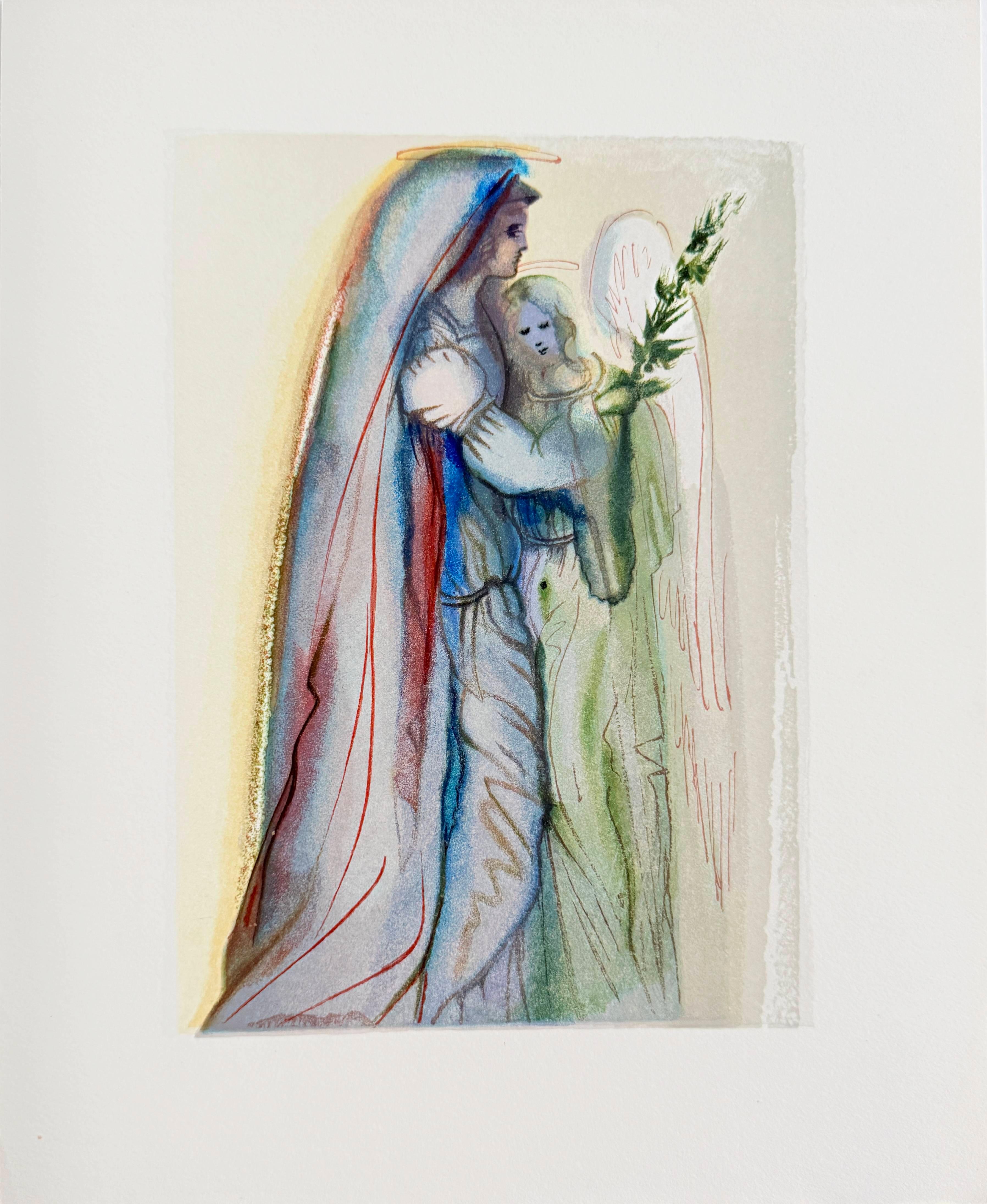 The Paradise, Canto 32 - Preparation for Final Prayer - Print by Salvador Dalí