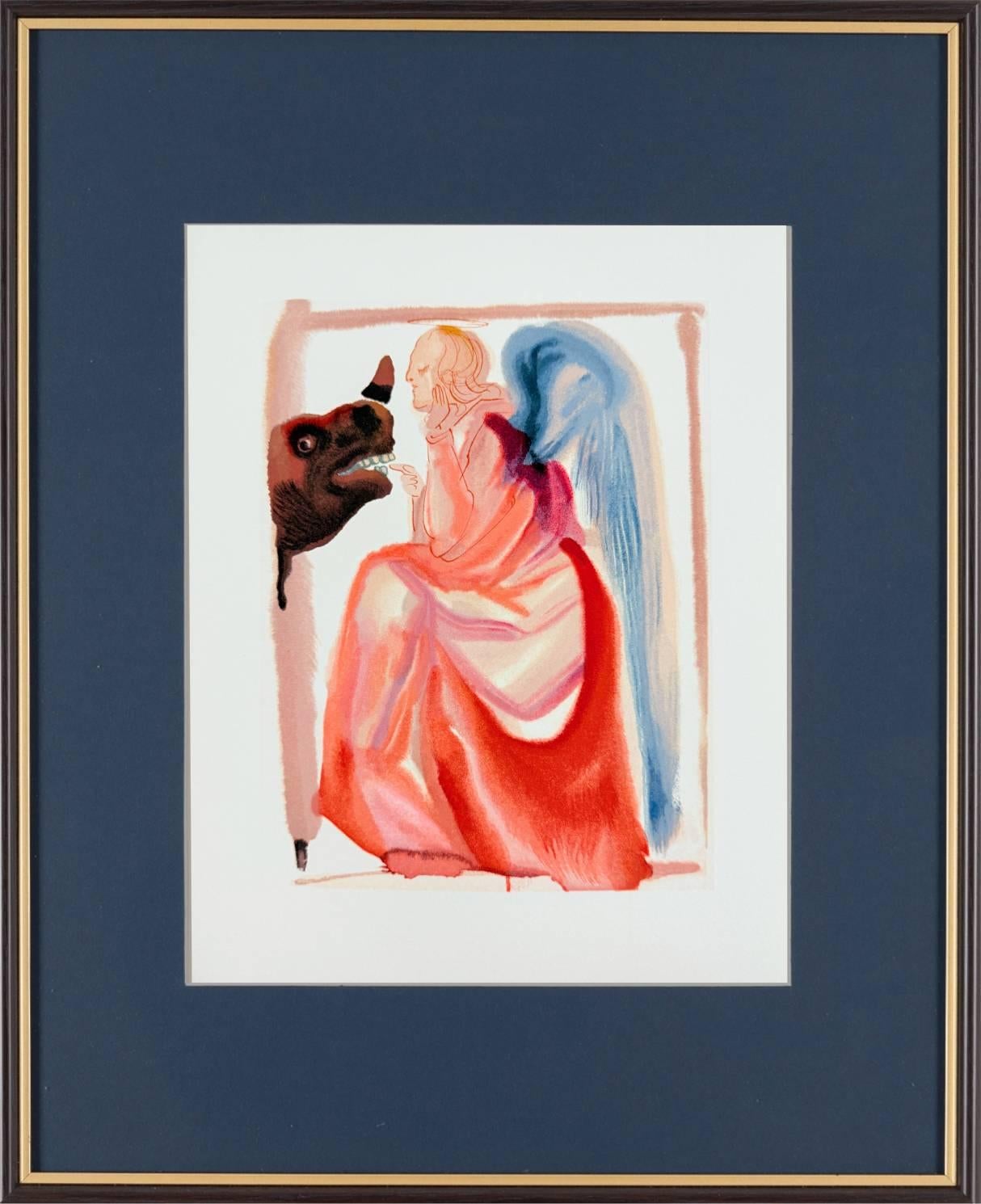 The Paradise, Canto 6 - The Sphere of Mercury - Print by Salvador Dalí