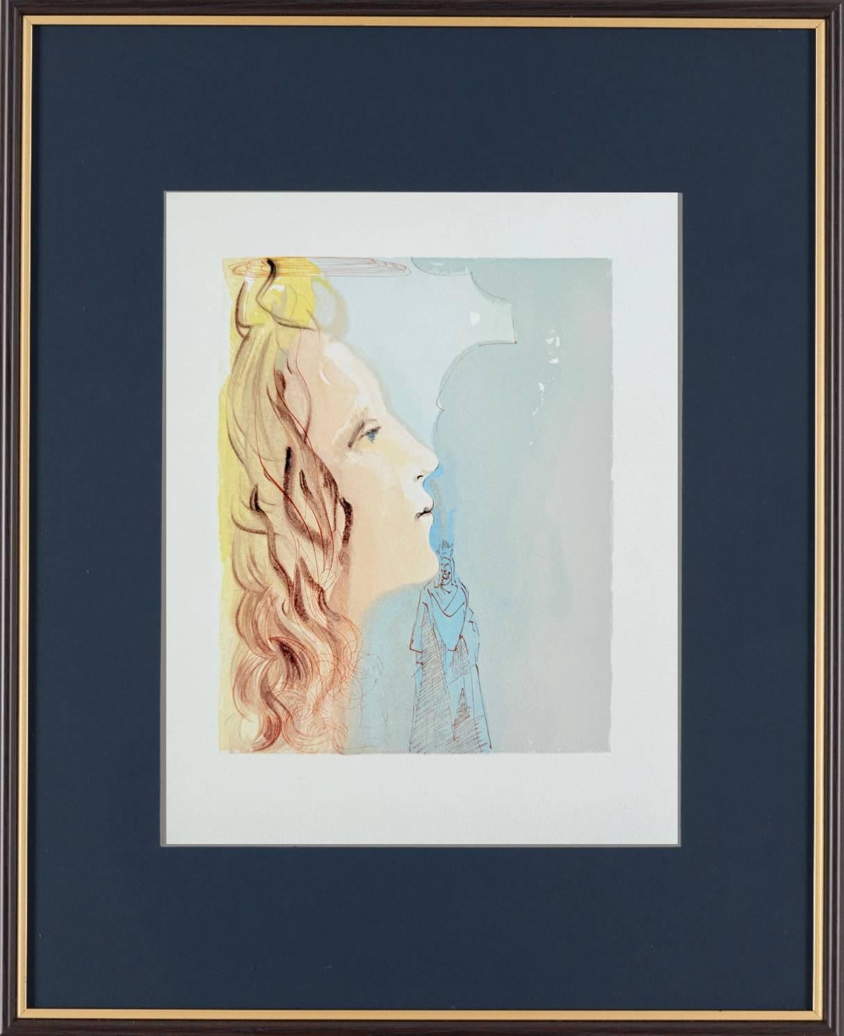 The Paradise, Canto 8 - La plus grande beauté de Béatrice - Print by Salvador Dalí