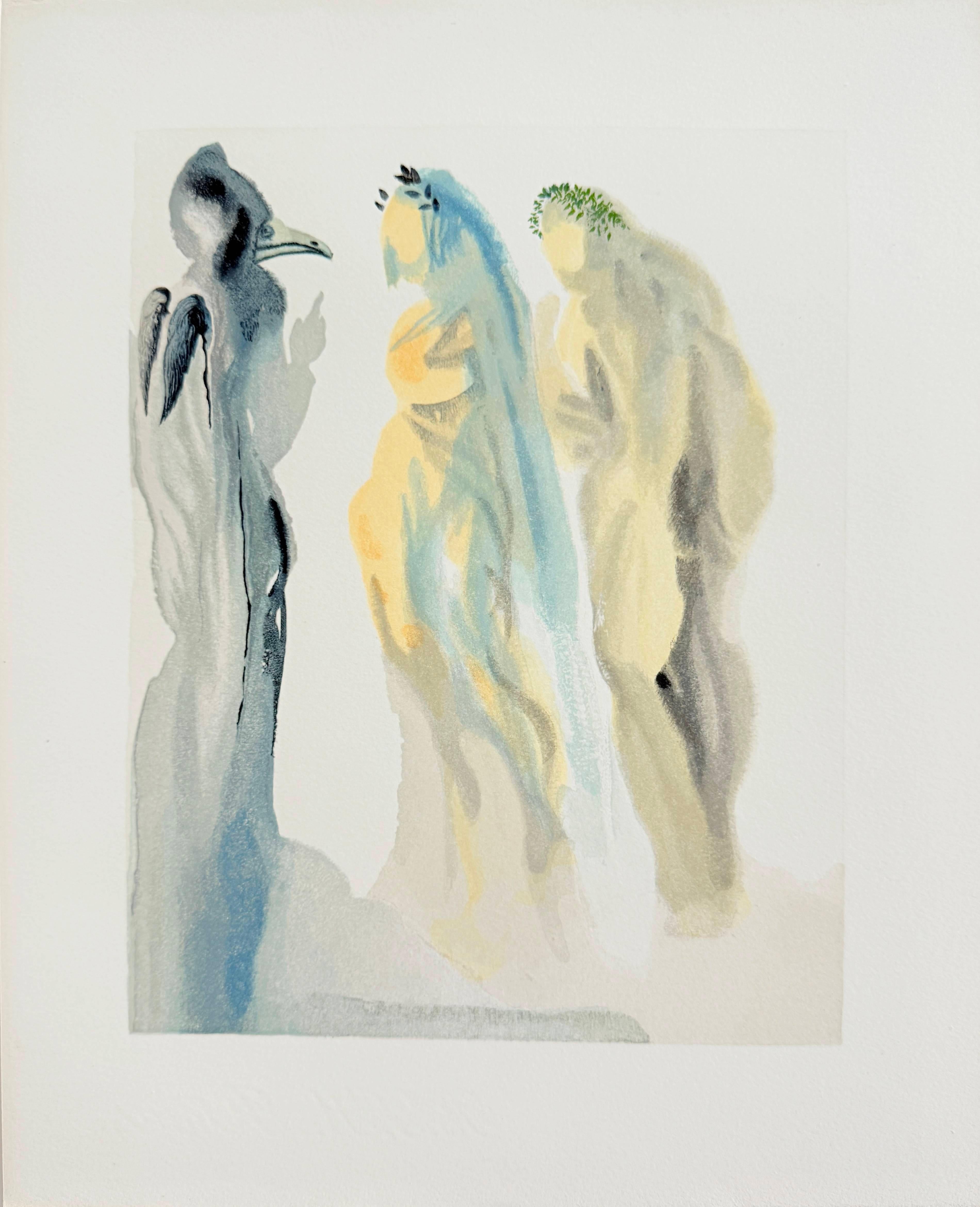 The Paradise, Canto 9 - The Sphere of Venus - Modern Art by Salvador Dalí