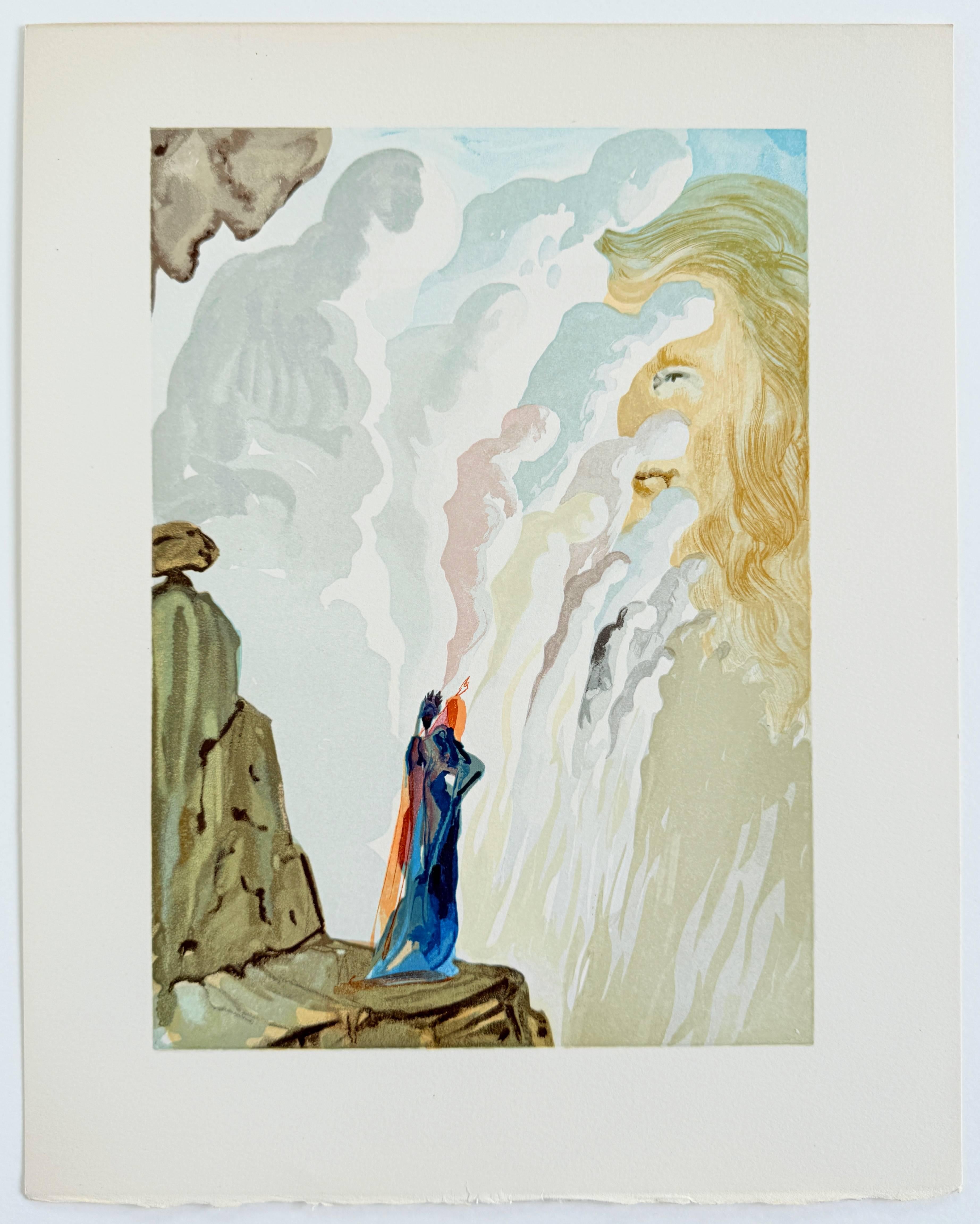 Salvador Dali (1904-1989) - Le Purgatoire, Chant 12 - La beauté des sculptures

Gravure sur bois originale de 1960.

Dimensions de l'œuvre : 33 x 26,2 cm

Éditeur : Les Heures Claires, Paris.

Référence : Catalogue raisonné Michler & Lopsinger no.