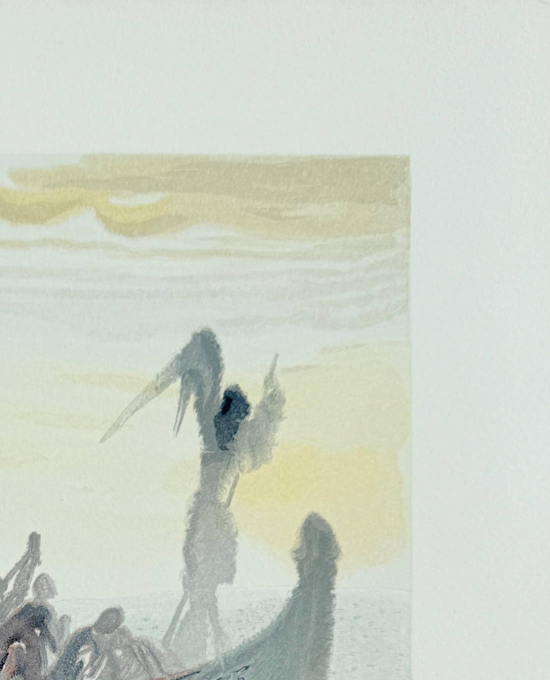 The Purgatory, Canto 2 - La Barque du Nocher For Sale 1