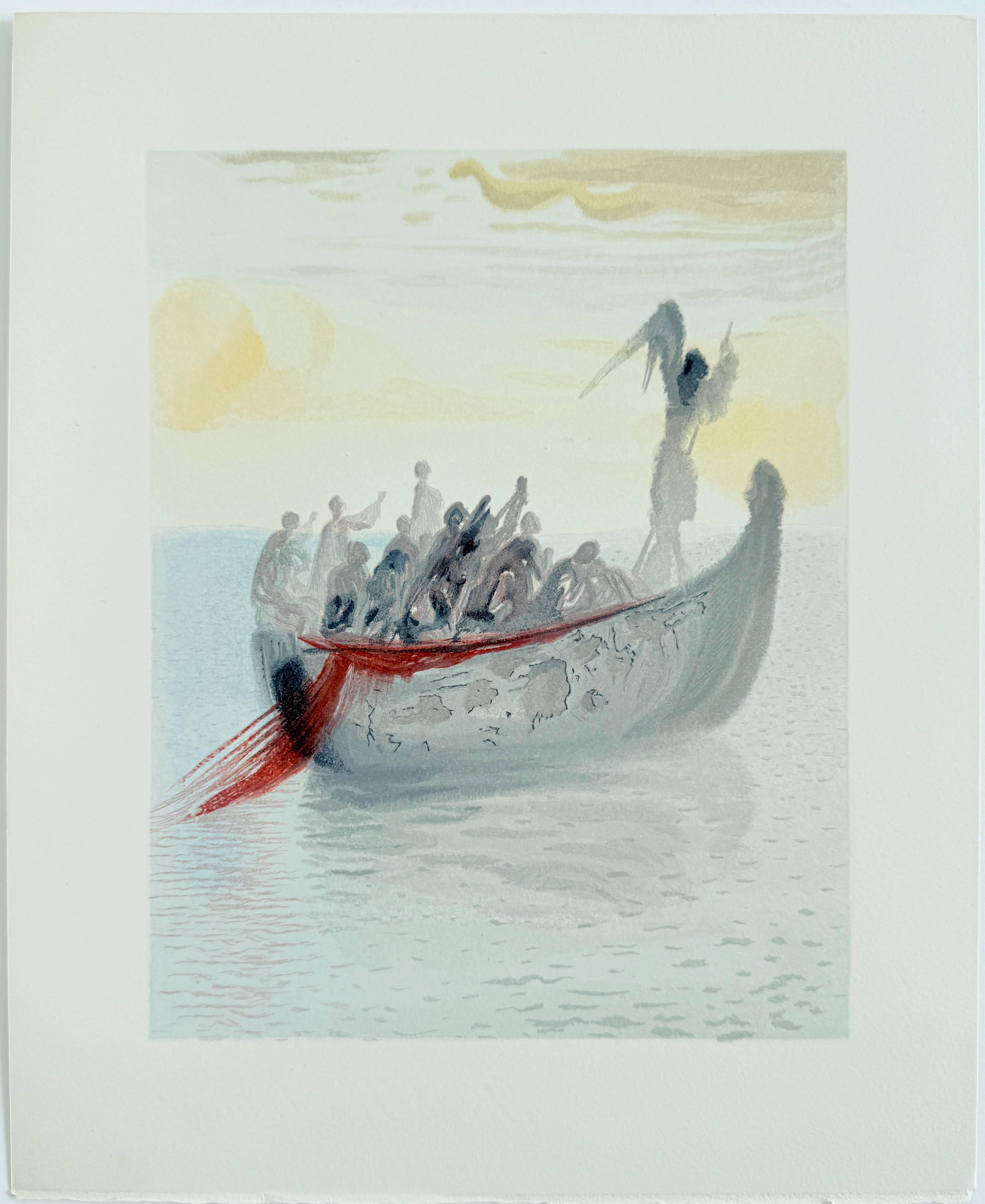 The Purgatory, Canto 2 - La Barque du Nocher For Sale 1