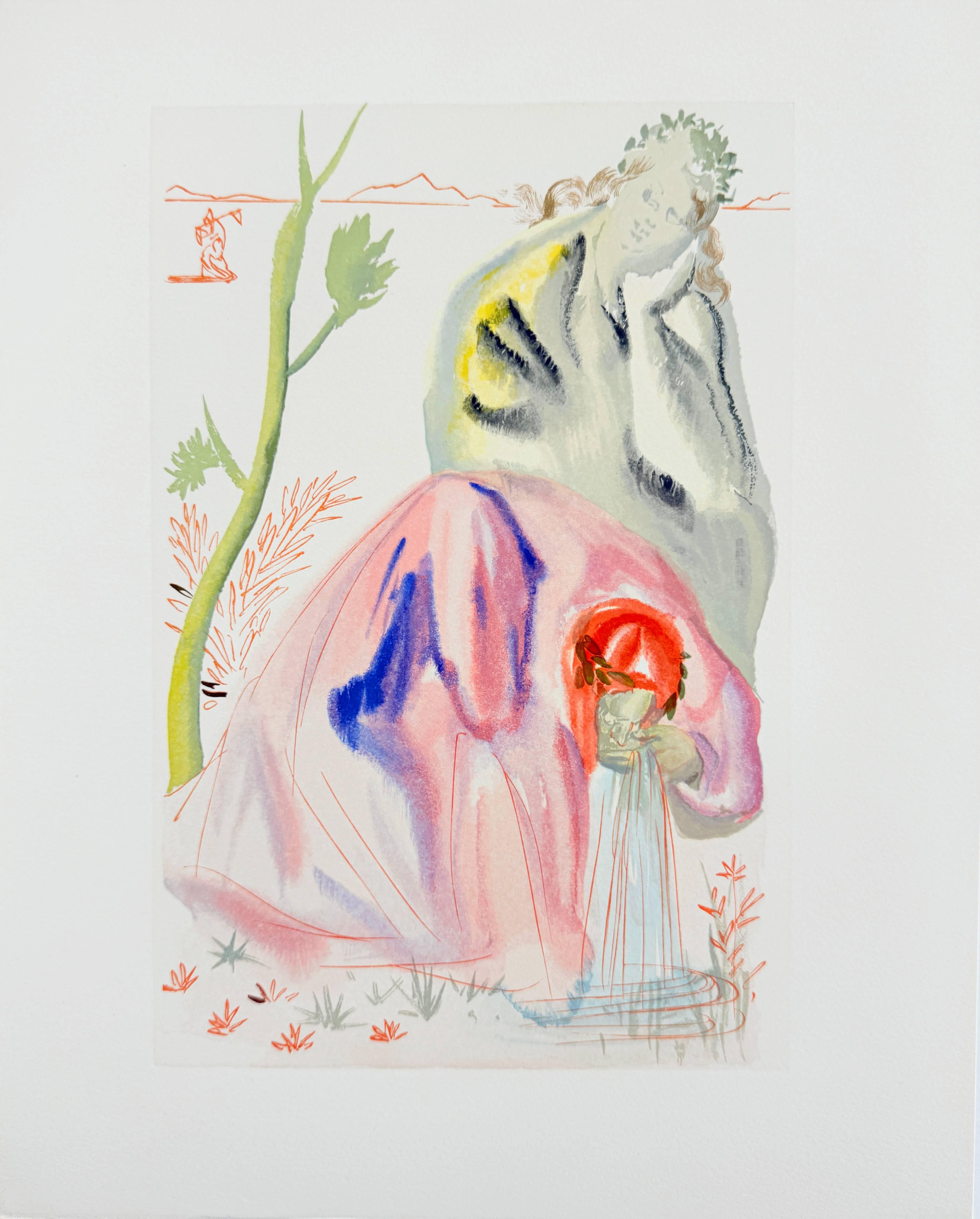 The Purgatory, Canto 21 - The Source - Print by Salvador Dalí
