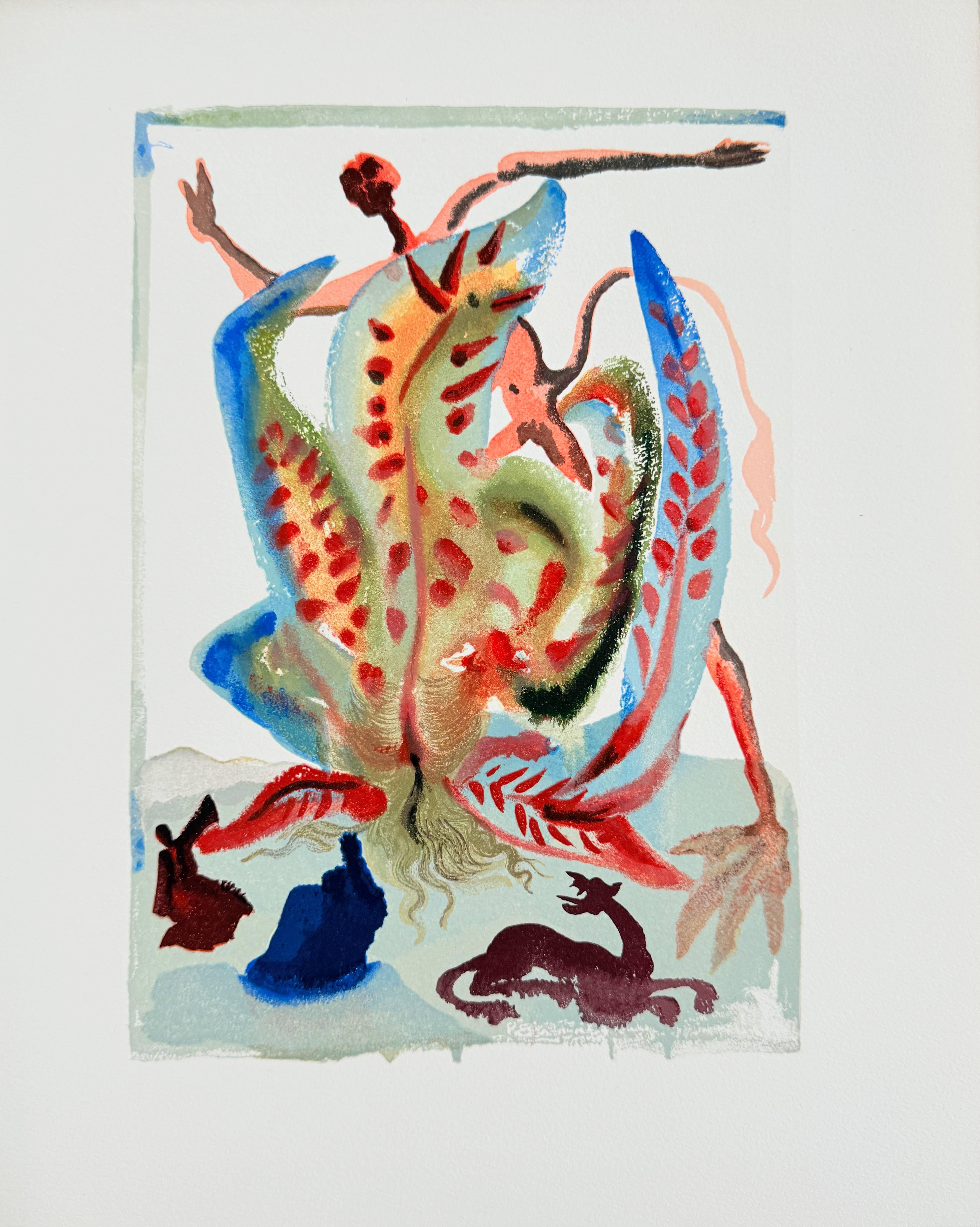 The Purgatory, Canto 23 - Gluttony - Print by Salvador Dalí
